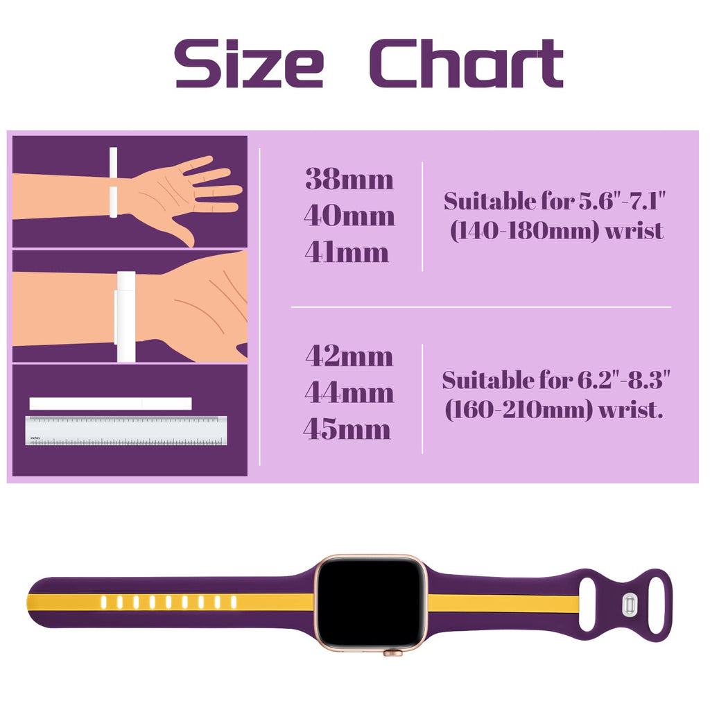 Band Compatible with Apple Watch iWatch Bands 38mm 40mm 41mm 42mm 44mm 45m