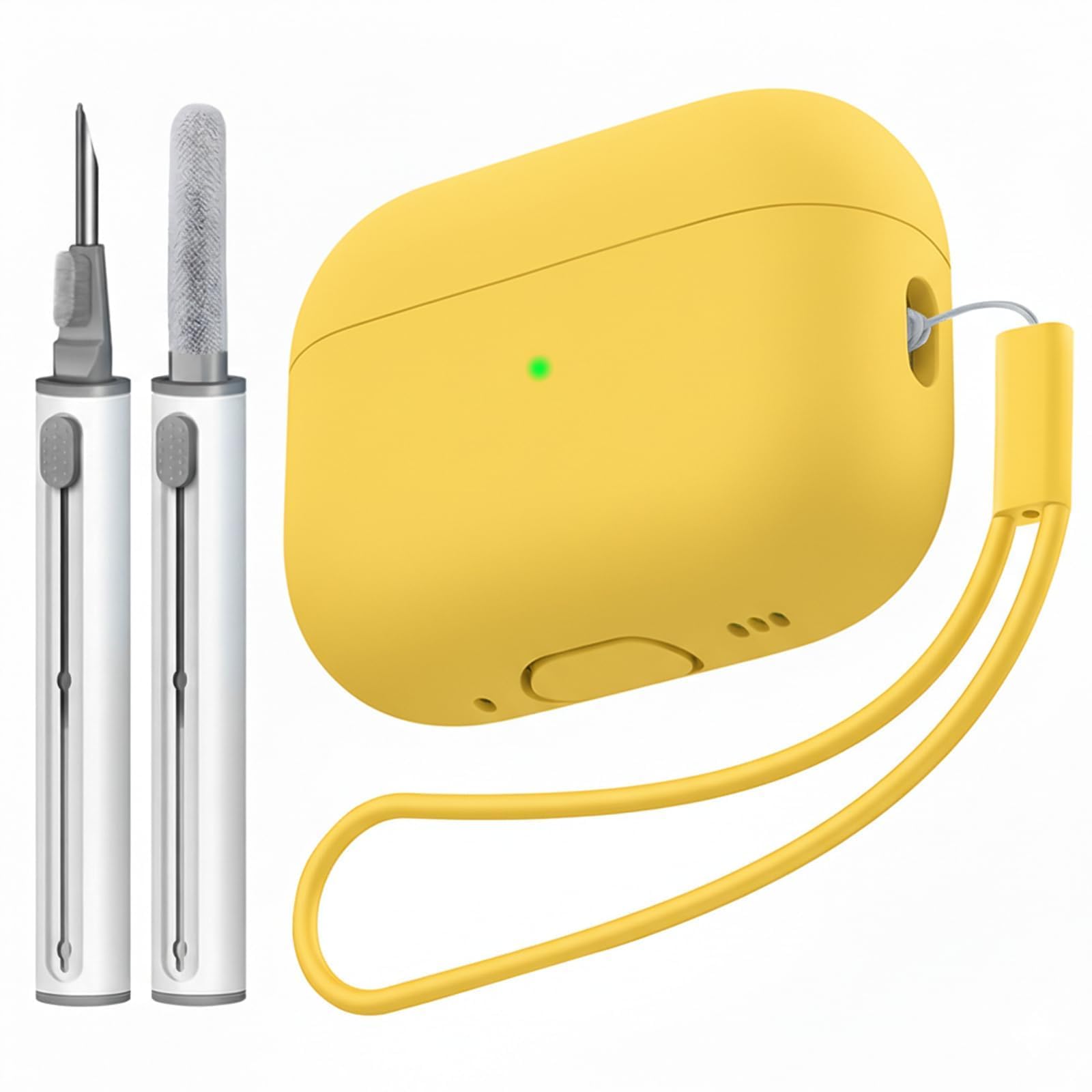 Pro 3 Case, Soft Silicone Skin Cover Protective Cases With Cleaner Kit And Lanya