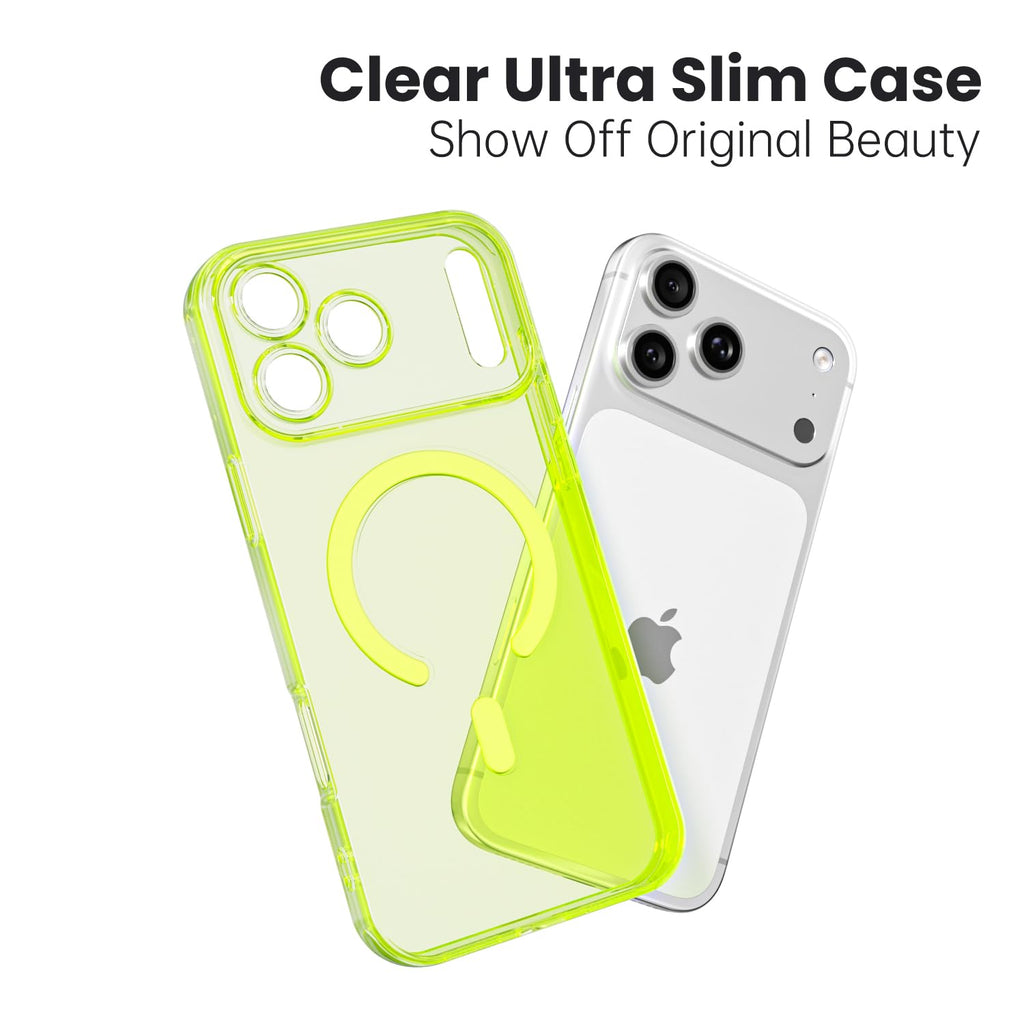 Clear Case For Iphone 17 Pro Max Case Slim Magnetic, Magsafe Minimalist Ultra Th