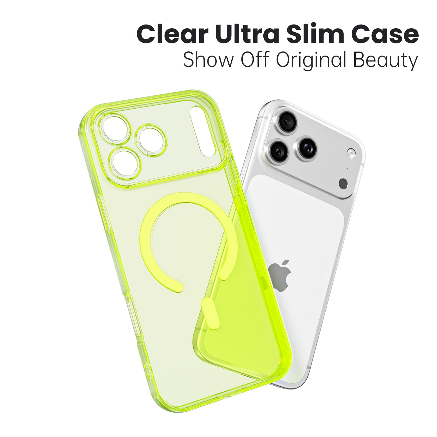 Clear Case For Iphone 17 Pro Max Case Slim Magnetic, Magsafe Minimalist Ultra Th