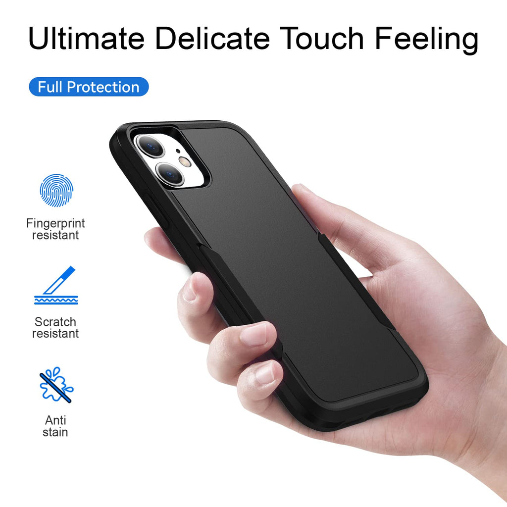 with iPhone 11 Case, Heavy Duty Protection Shockproof Dropproof Dustp