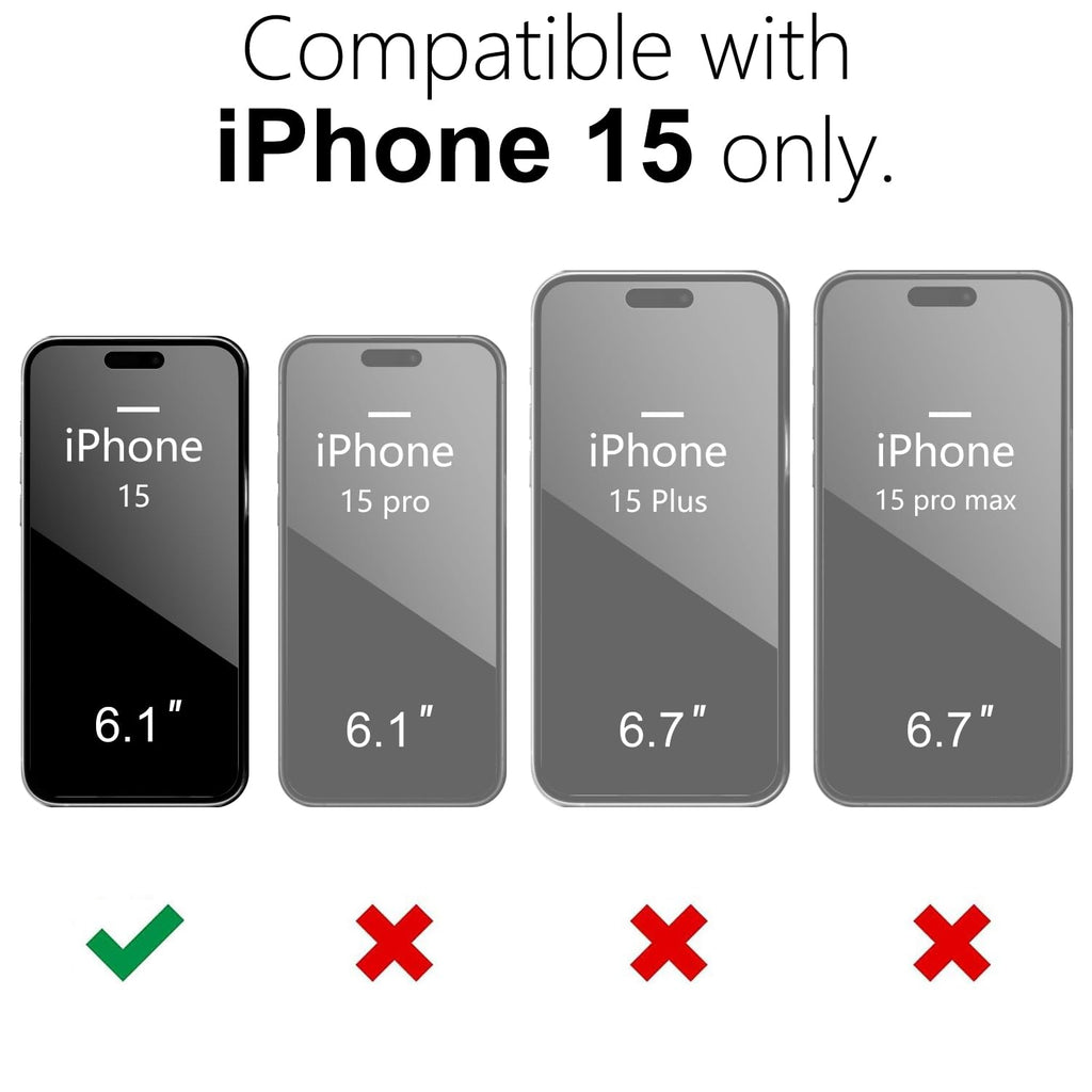 Iphone 15 Phone Case Liquid Silicone, Cute Thin Slim Soft Rubber Gel For Women M