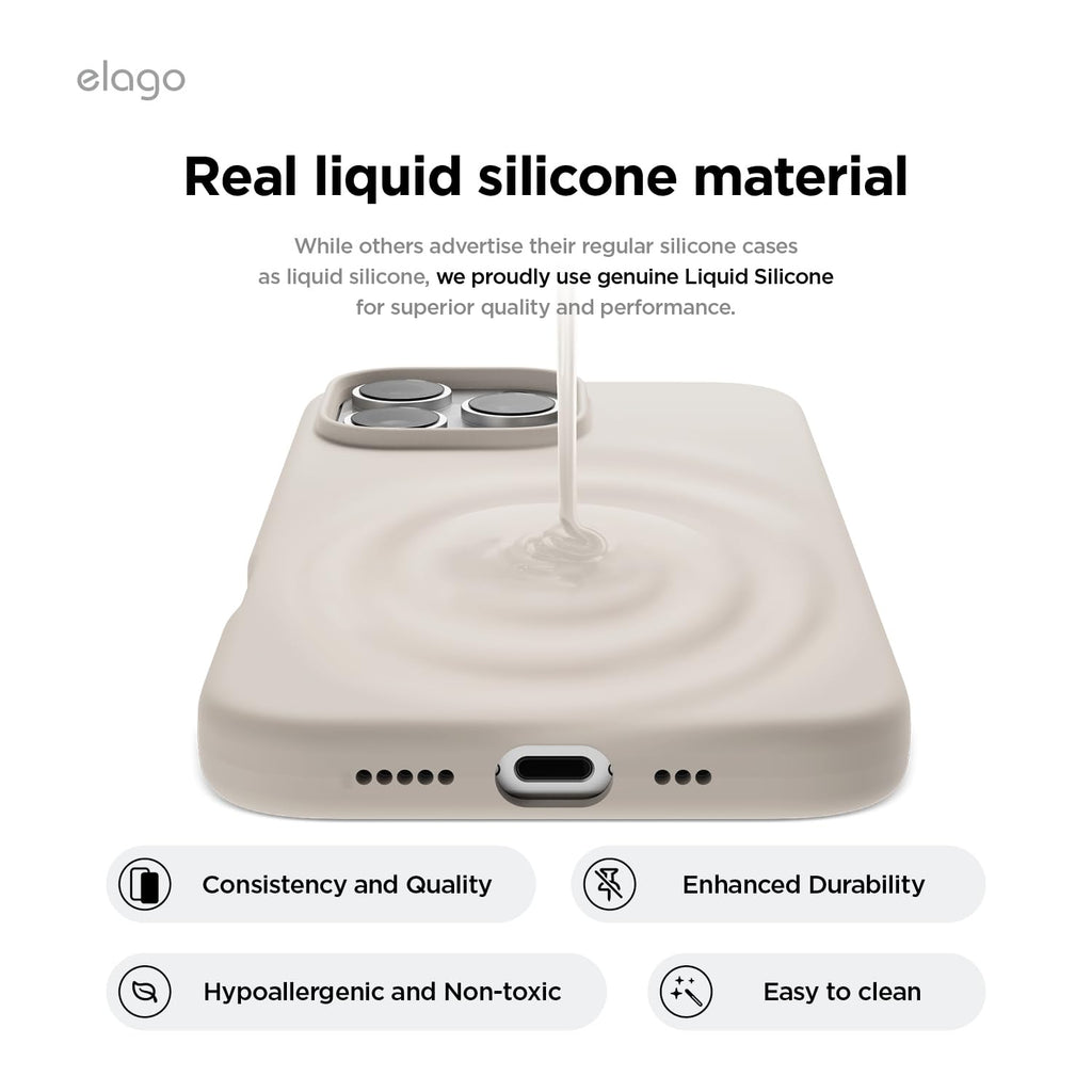 16 Pro Case, Premium Liquid Silicone Case, Full Body Protective Cover, Shockproo