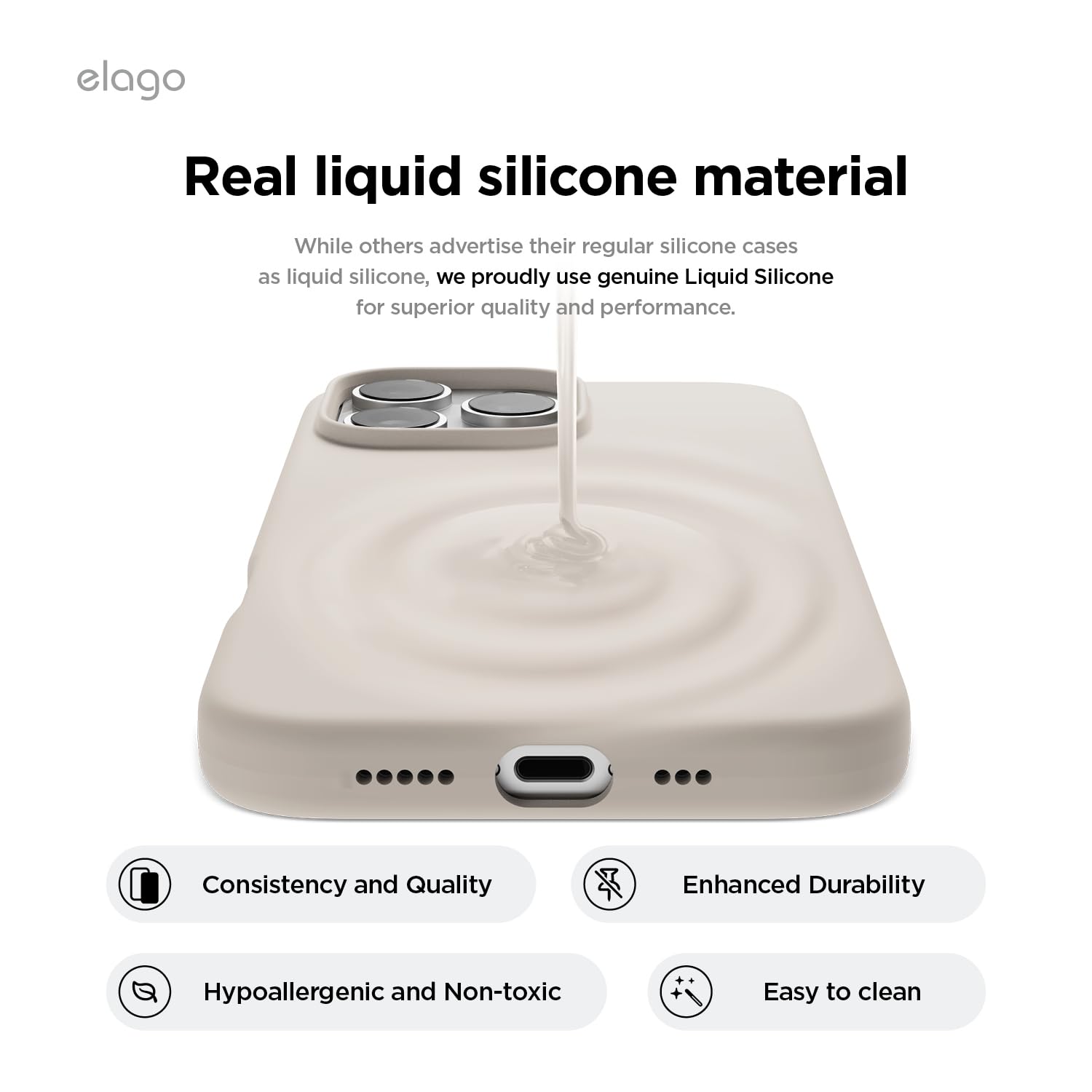 16 Pro Case, Premium Liquid Silicone Case, Full Body Protective Cover, Shockproo
