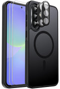 for Samsung Galaxy A36 5G Phone Case Magnetic Shockproof, [Fit for MagSafe] [Gla