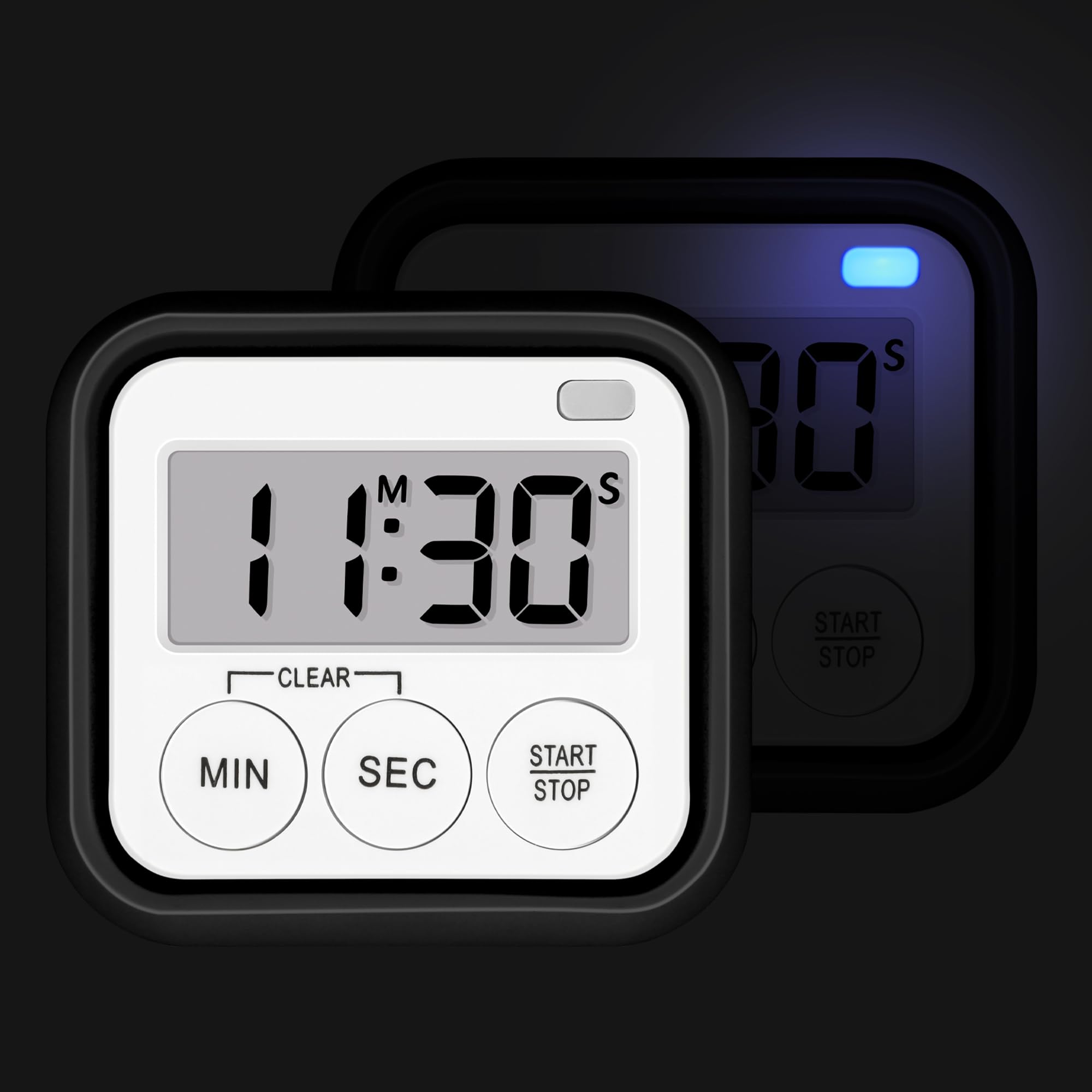 Timers For Cooking Classroom Timer For Kids Teachers Magnetic Digital Timers 2 P