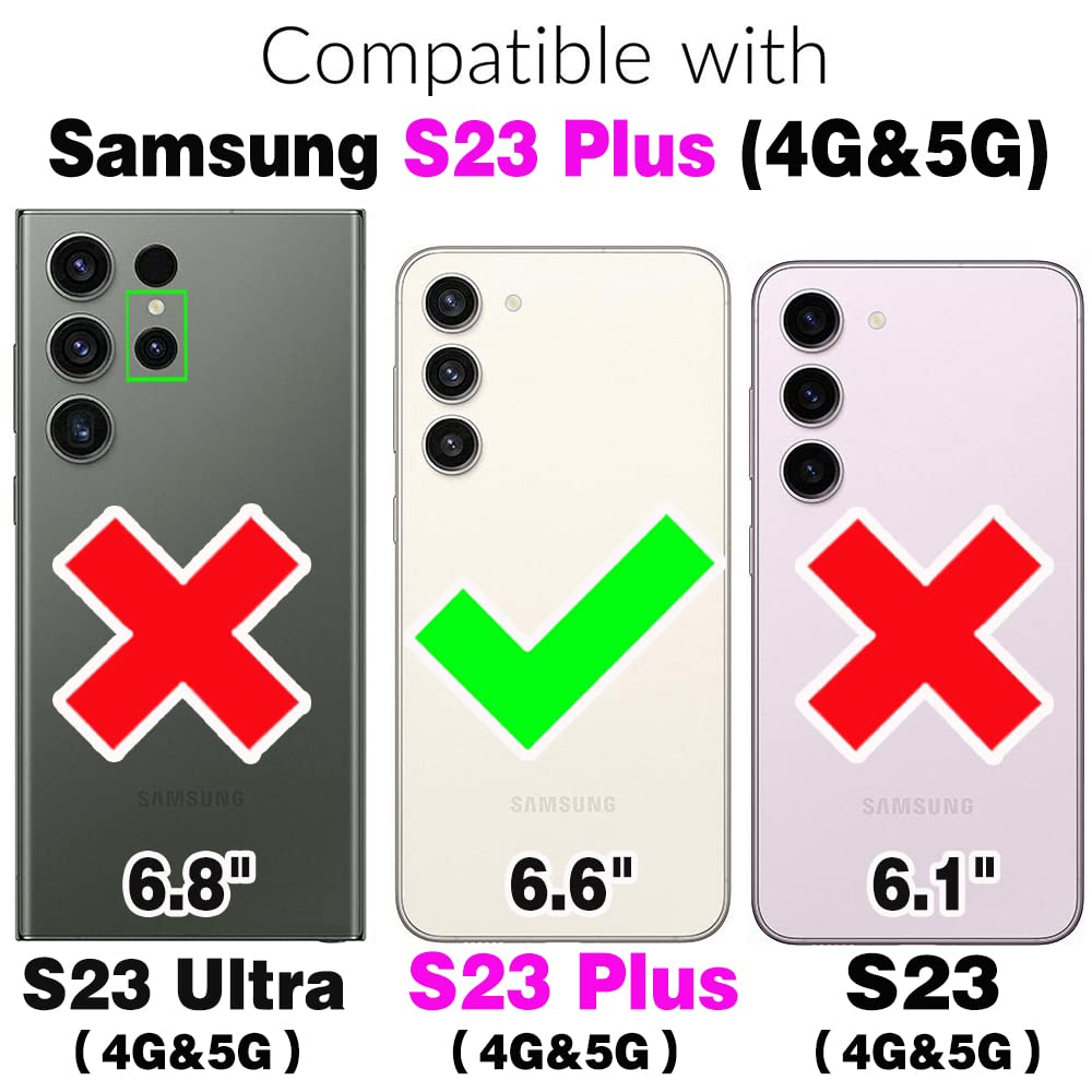 Galaxy S23 Plus 5G Case with Screen Protector & Belt Clip Holster - Ultimate Pro