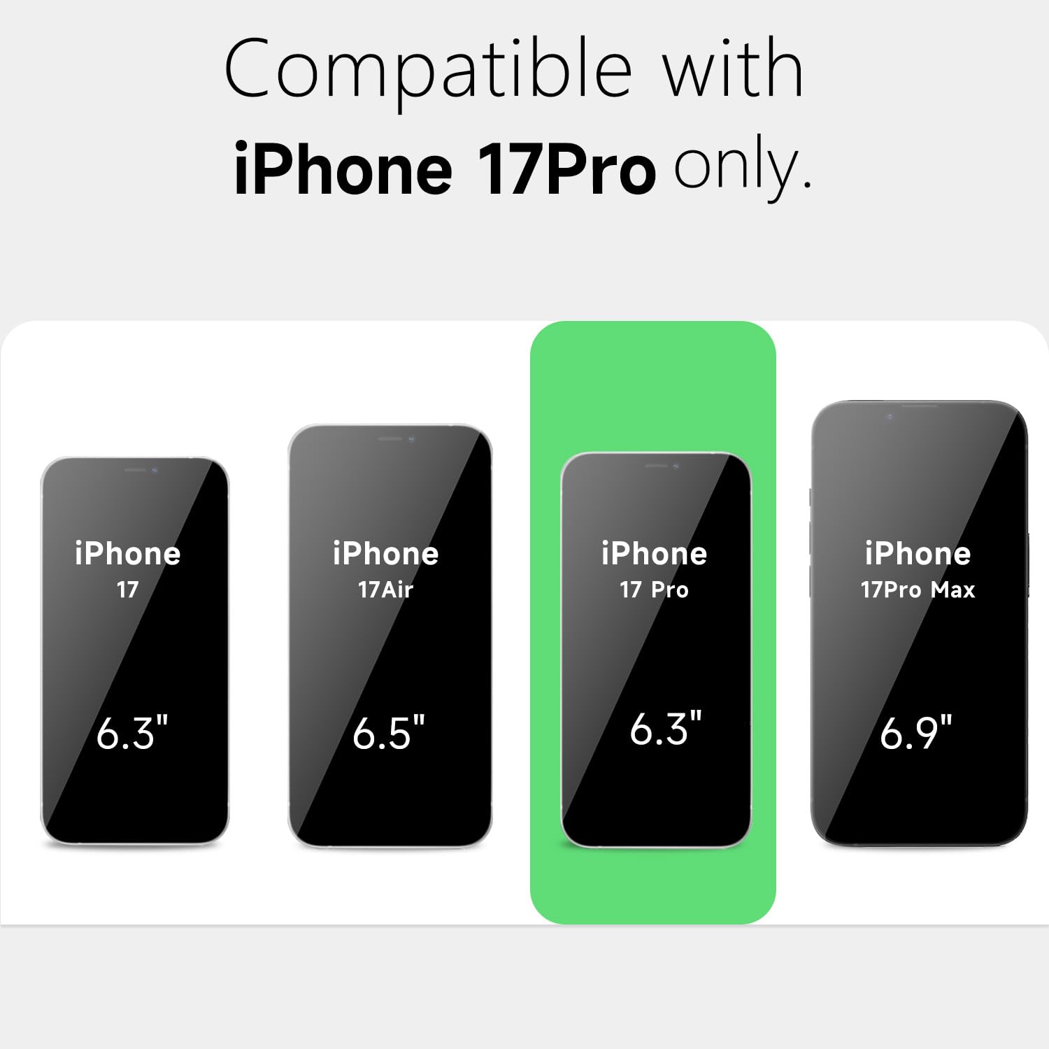 Iphone 17 Pro Phone Case Silicone, Minimalist Ultra Thin Slim Soft Rubber Gel So