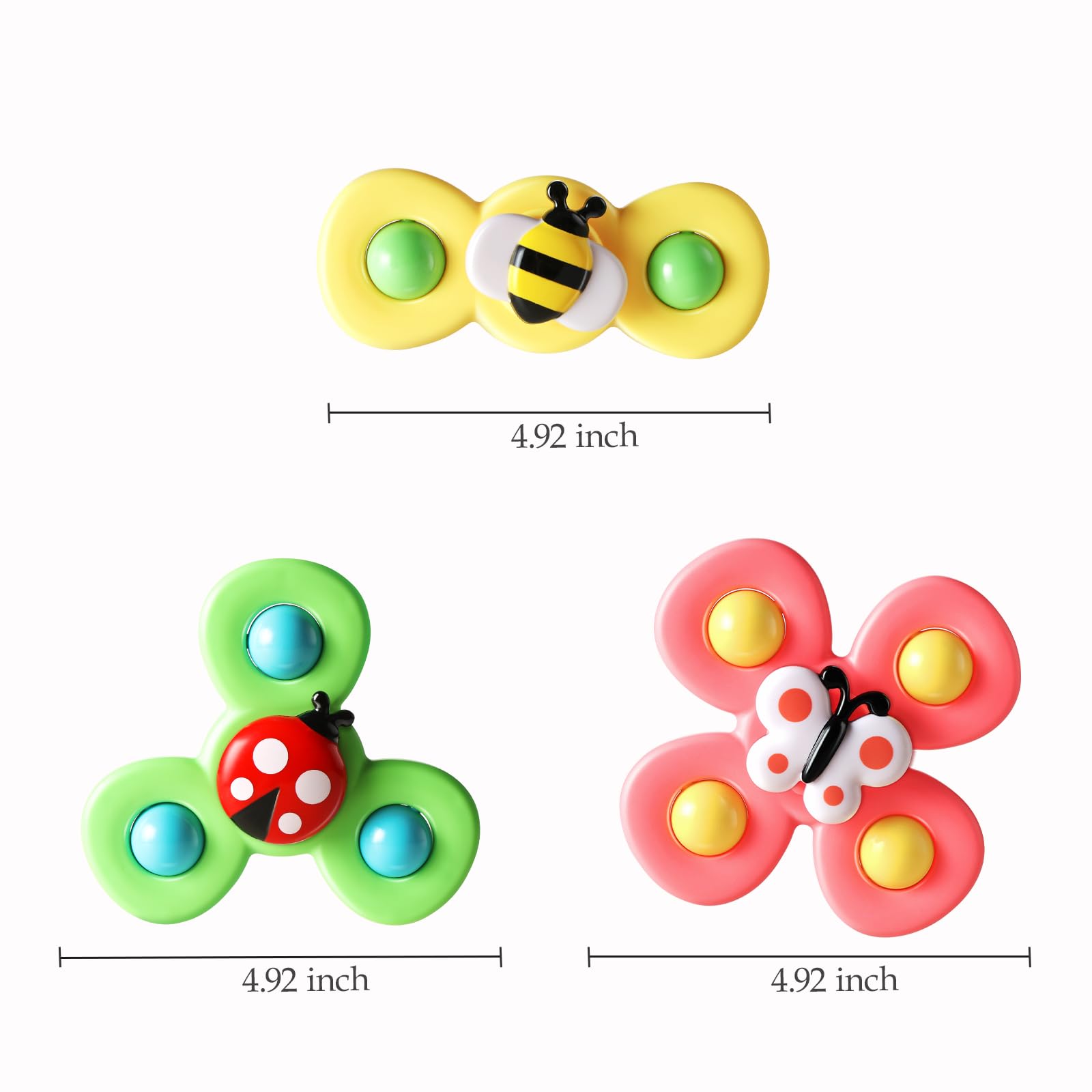 Suction Cup Spinner Toys for 1 2 Year Old Boy Girl Birthday Gift|Spinning T