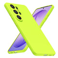 Samsung Galaxy S26 Ultra Phone Case Silicone, Fluorescent Neon Lime Green Bright