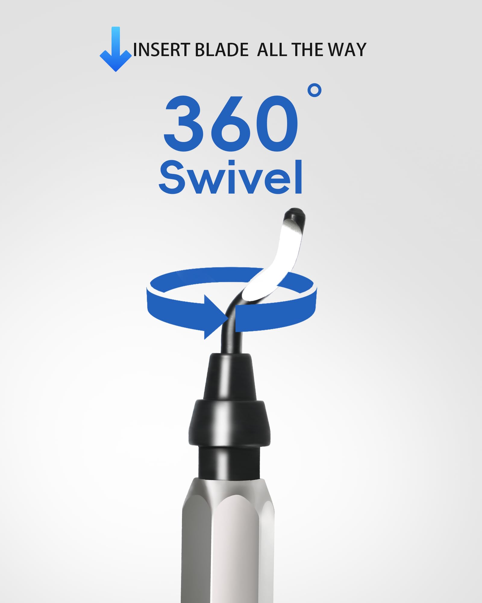 11-Blade Deburring Tool for 3D Printing, Premium High-Speed Steel Blades for Smo