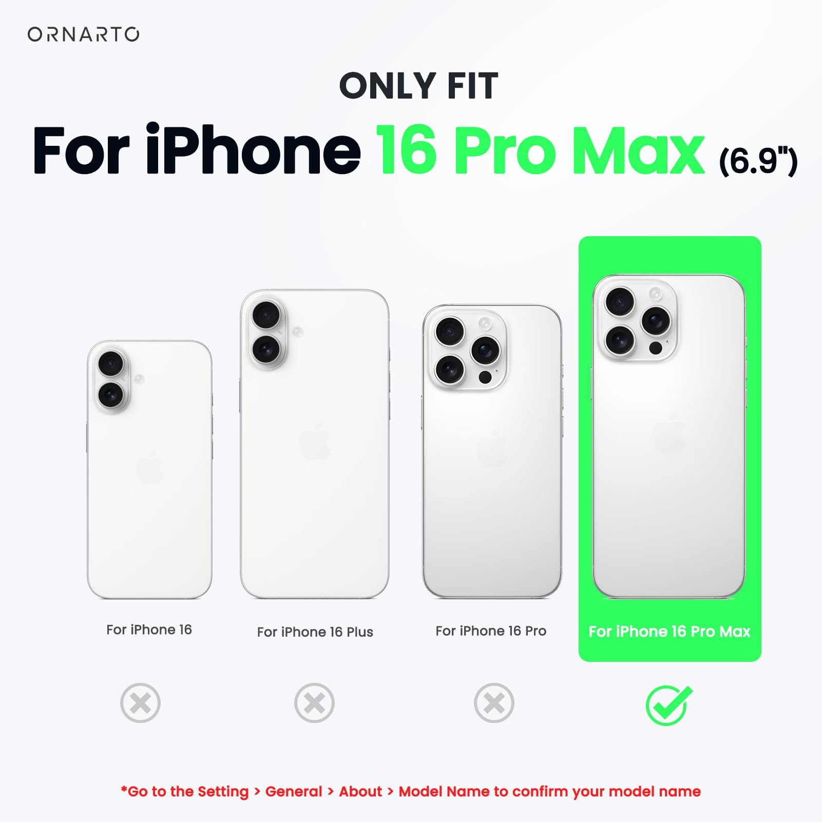 16 Pro Max Case 6.9", Slim Liquid Silicone 3 Layers Soft Gel Rubber Shockproof P