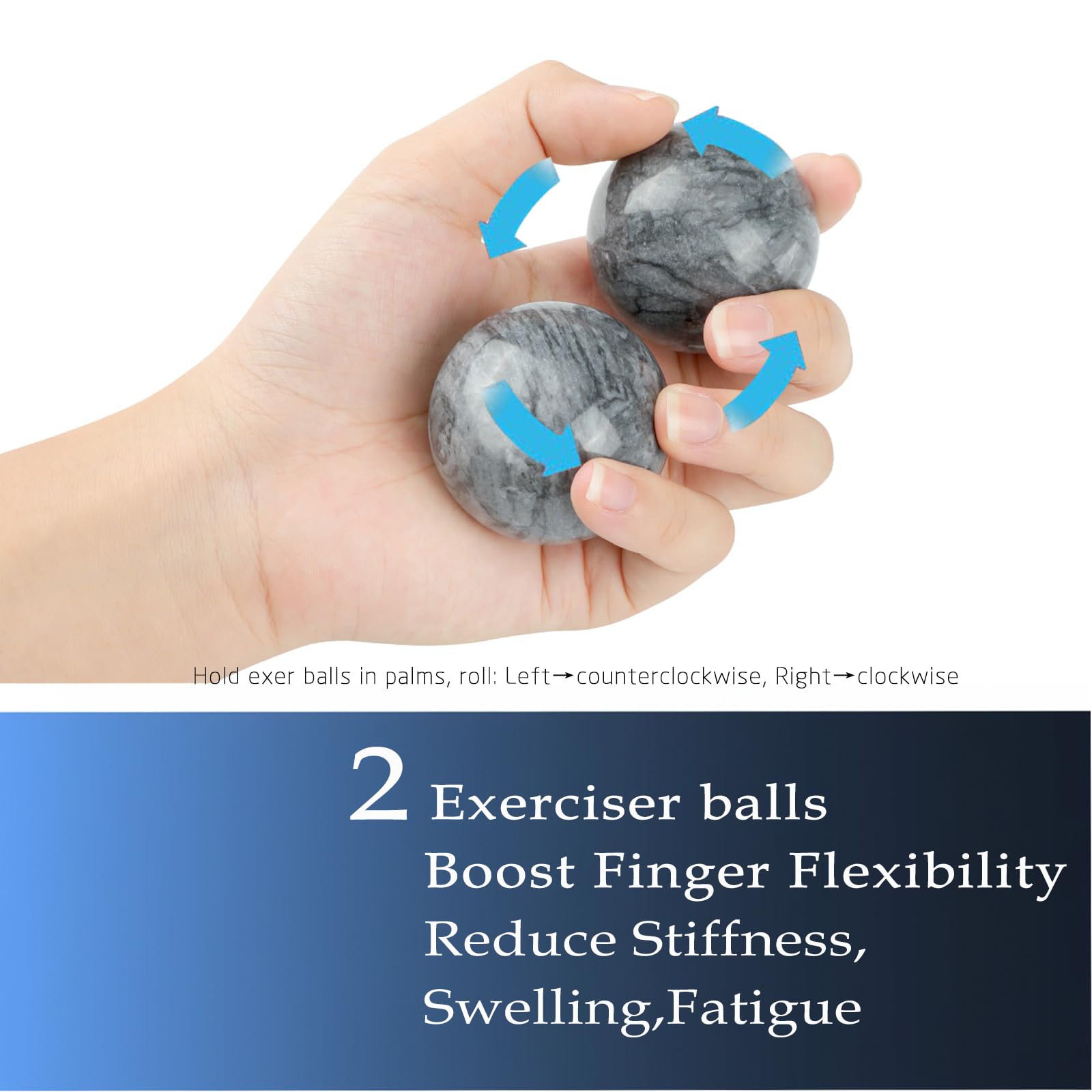 Excellent Hand Exerciser with Wrist Support, Stress Balls for Adults，Exerciser B