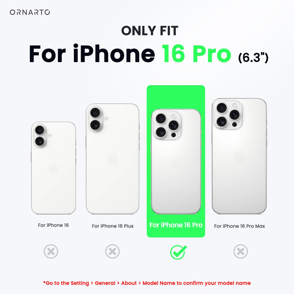 16 Pro Case 6.3", Slim Liquid Silicone 3 Layers Soft Gel Rubber Shockproof Prote