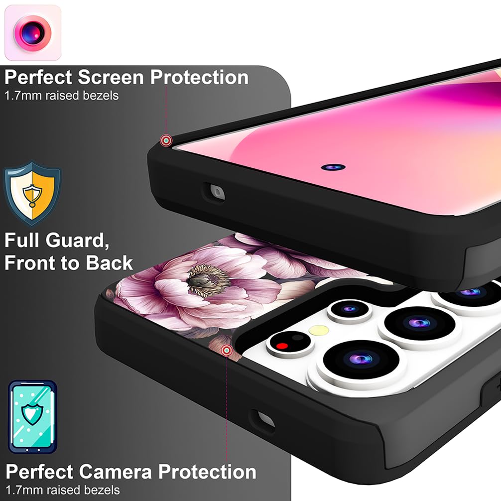 Compatible for Samsung Galaxy S26 Ultra Case with Card Holder Cute - Kawaii Desi