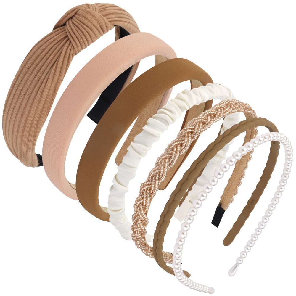 7 Pack Headbands for Women Girls Headbands Trendy Non Slip Hairbands Fashion Hai