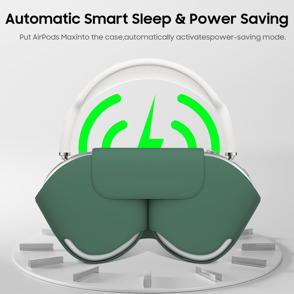 Airpods Max Protective Case 2020/2024, Automatic Sleep/Wake Up, For Portable Car