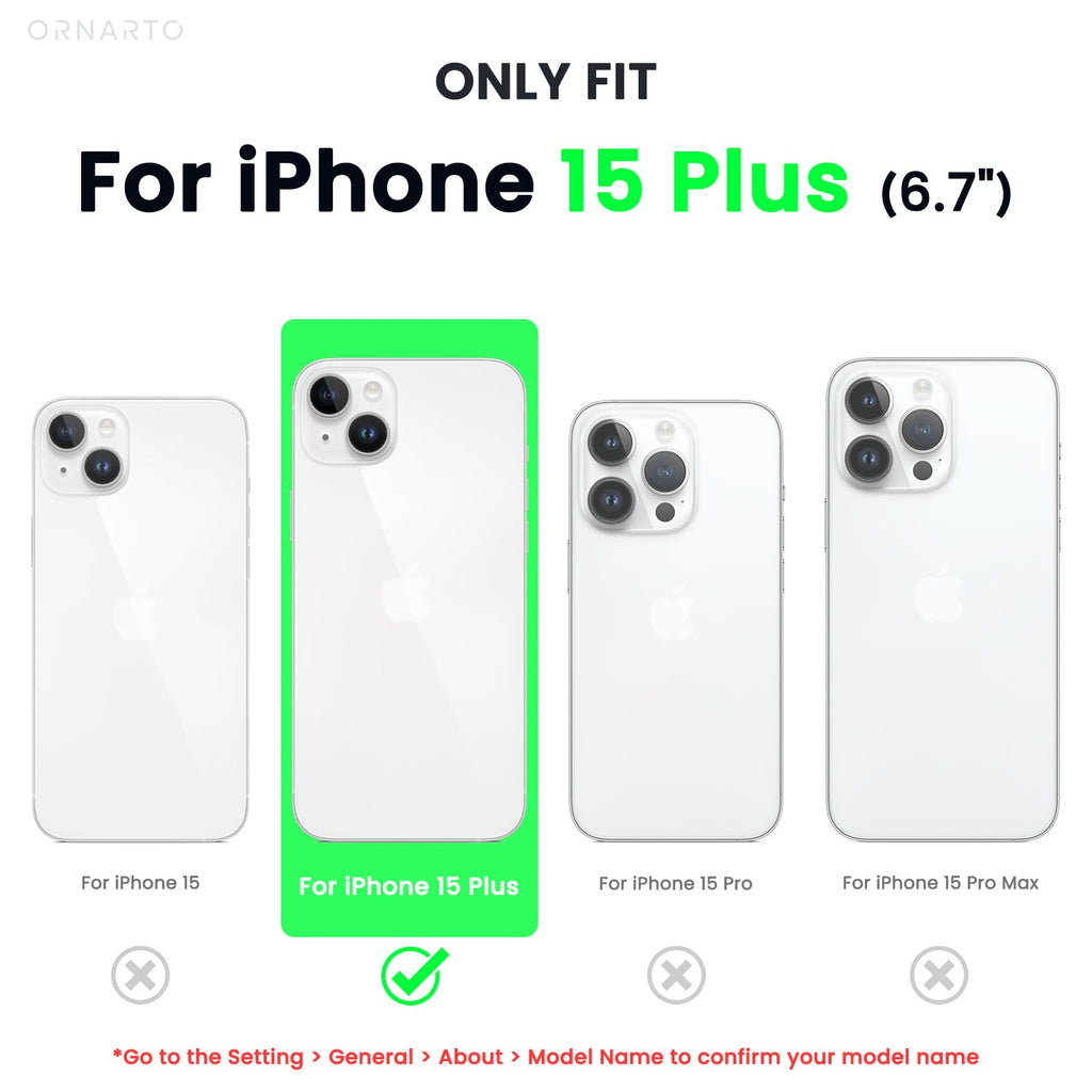 15 Plus Case 6.7", Slim Liquid Silicone 3 Layers Full Covered Soft Gel Rubber Co