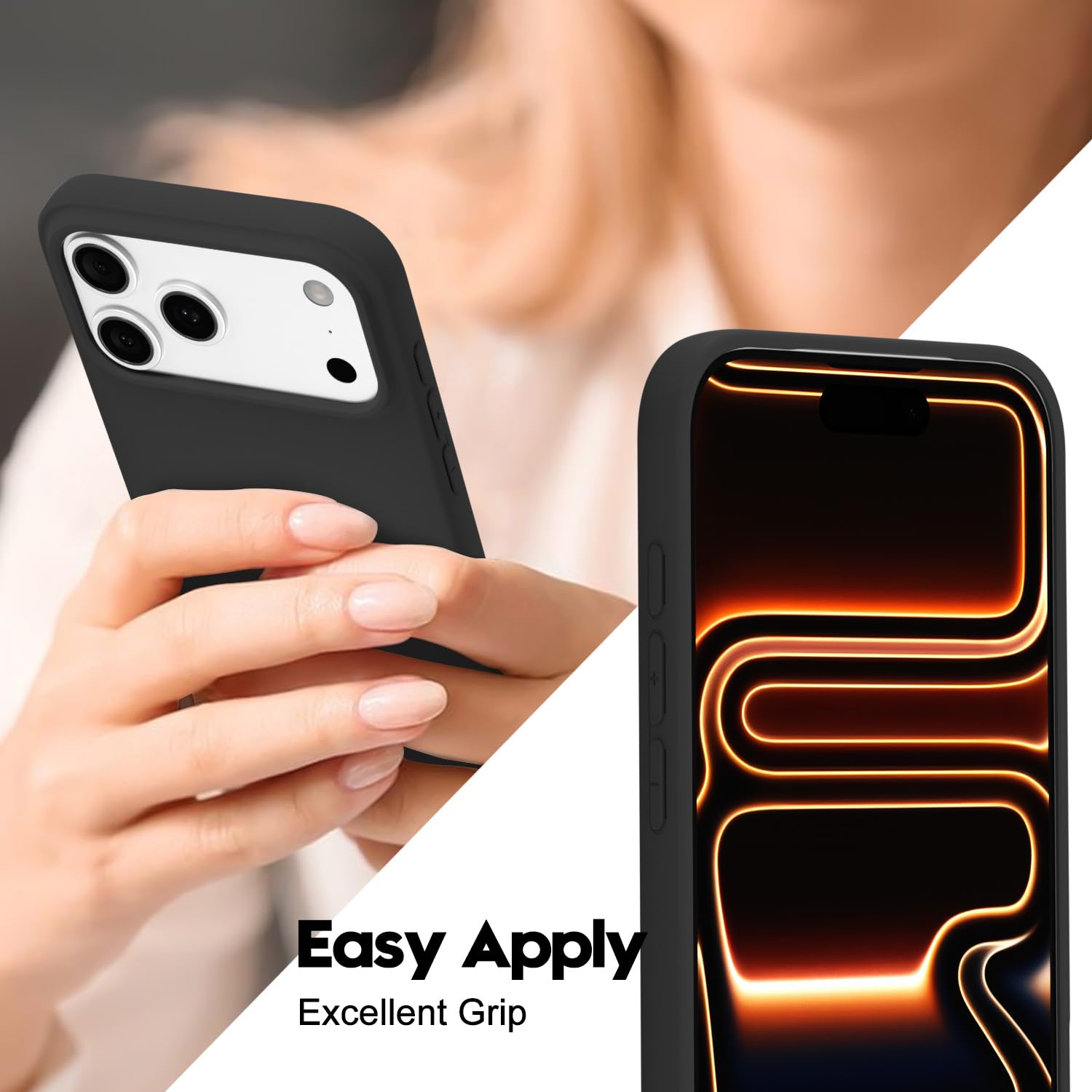 Iphone 17 Pro Case Silicone Mag Safe, Magsafe Ultra Slim Thin Magnetic Phone Cas