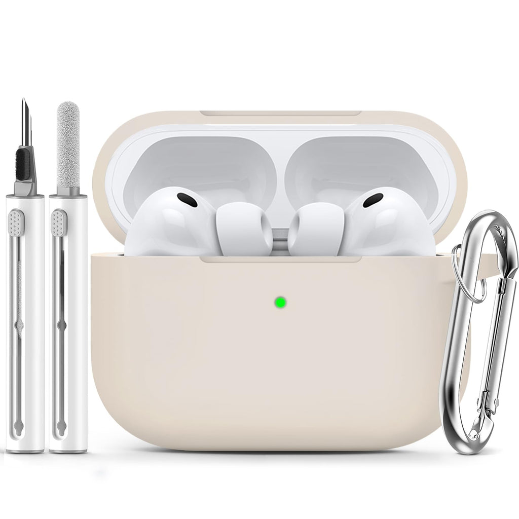 Airpods Pro 3 Case 2025 With Cleaner Kit,Soft Silicone Protective Cover For Appl