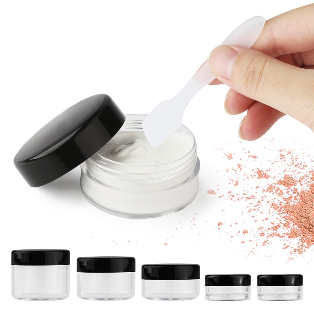 Makeup Travel Containers with Lids 0.11/0.18/0.35/0.53/0.7 OZ Size Cos