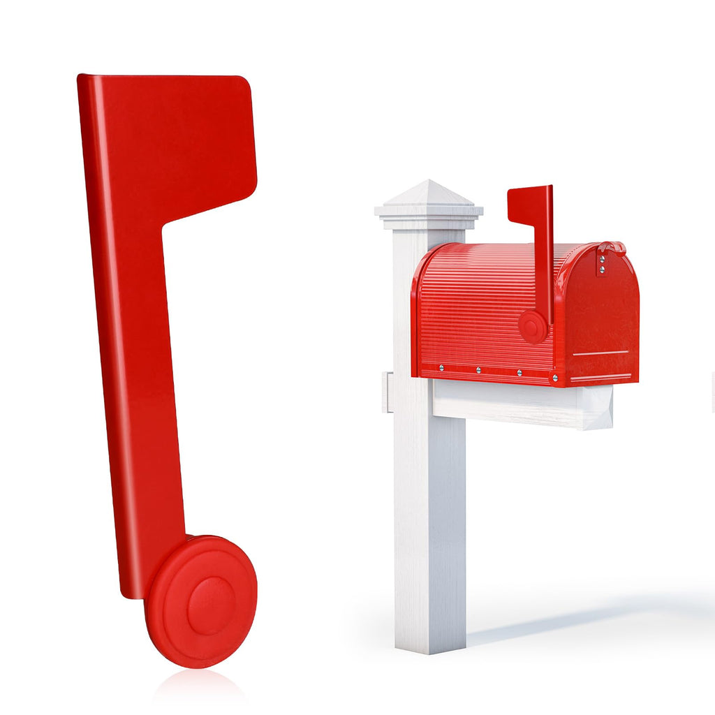 Flag Replacement Kit, Adhesive Red Mailbox Flag Mail Box Flags Replacement for W