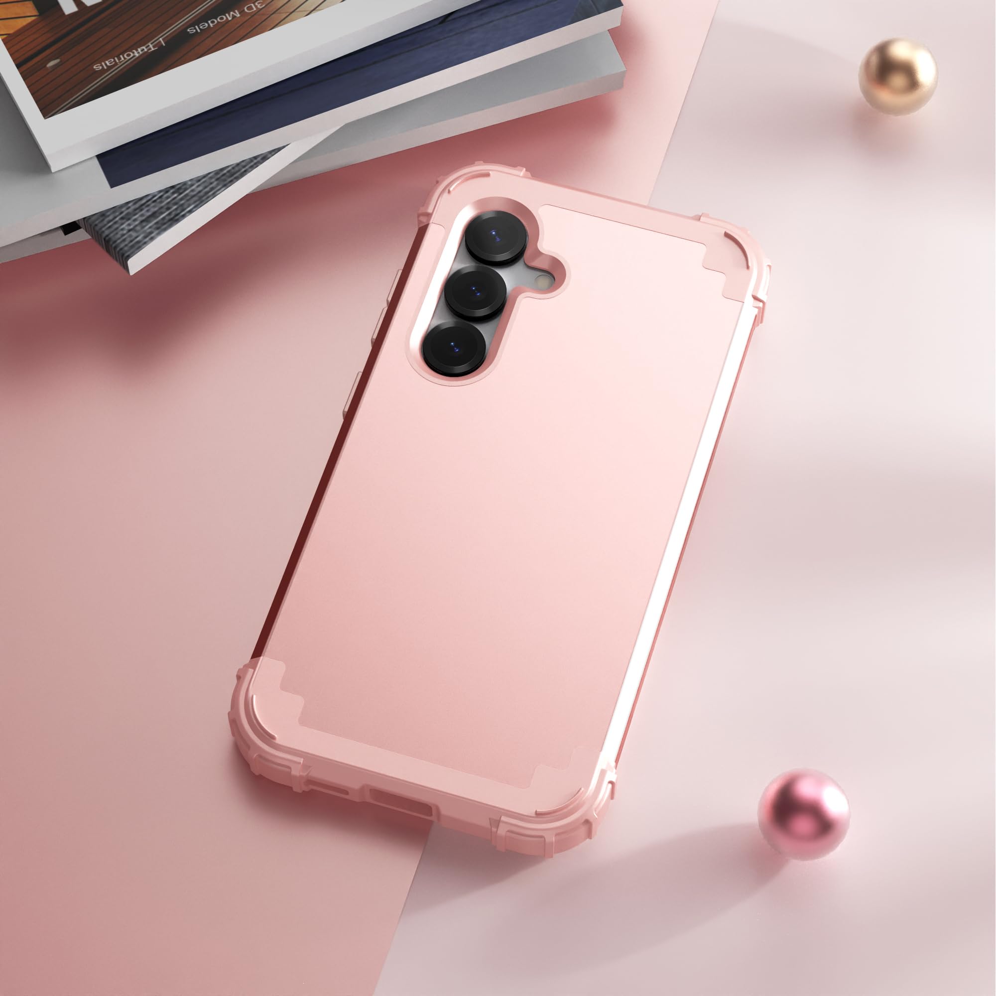 S26 5G Case | Hybrid 3-in-1 Shockproof & Screen Protector | Heavy-Duty Protectio