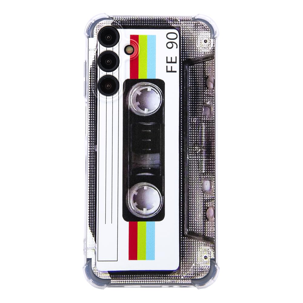 Phone Case Compatible with Galaxy A15 5G,80s Type Music Cassette Soft TPU Cover