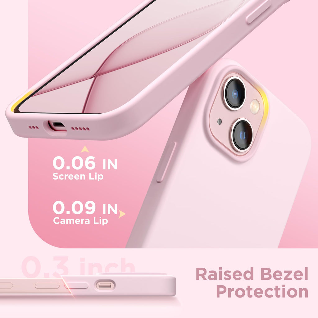 For Iphone 13 Case & Iphone 14 Case, Magsafe, [Soft Anti-Scratch Microfiber Lini