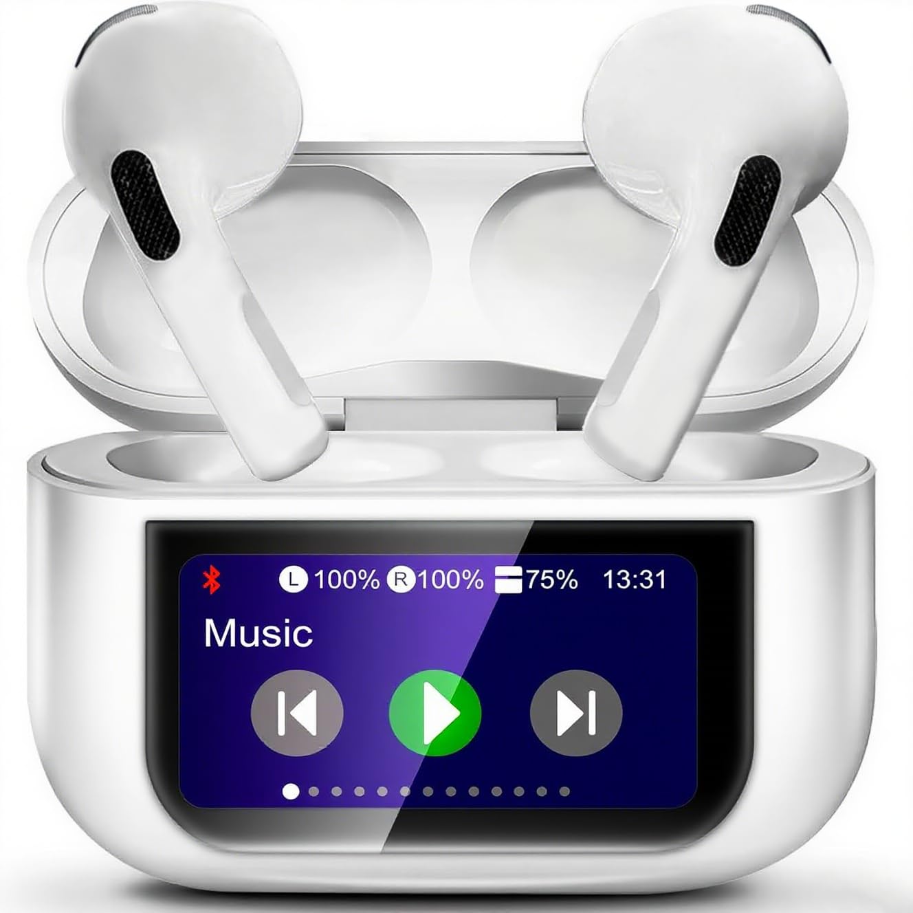 Bluetooth 5.4 Wireless Earbuds HiFi Stereo Sound Ergonomic Design IPX7 Waterproo