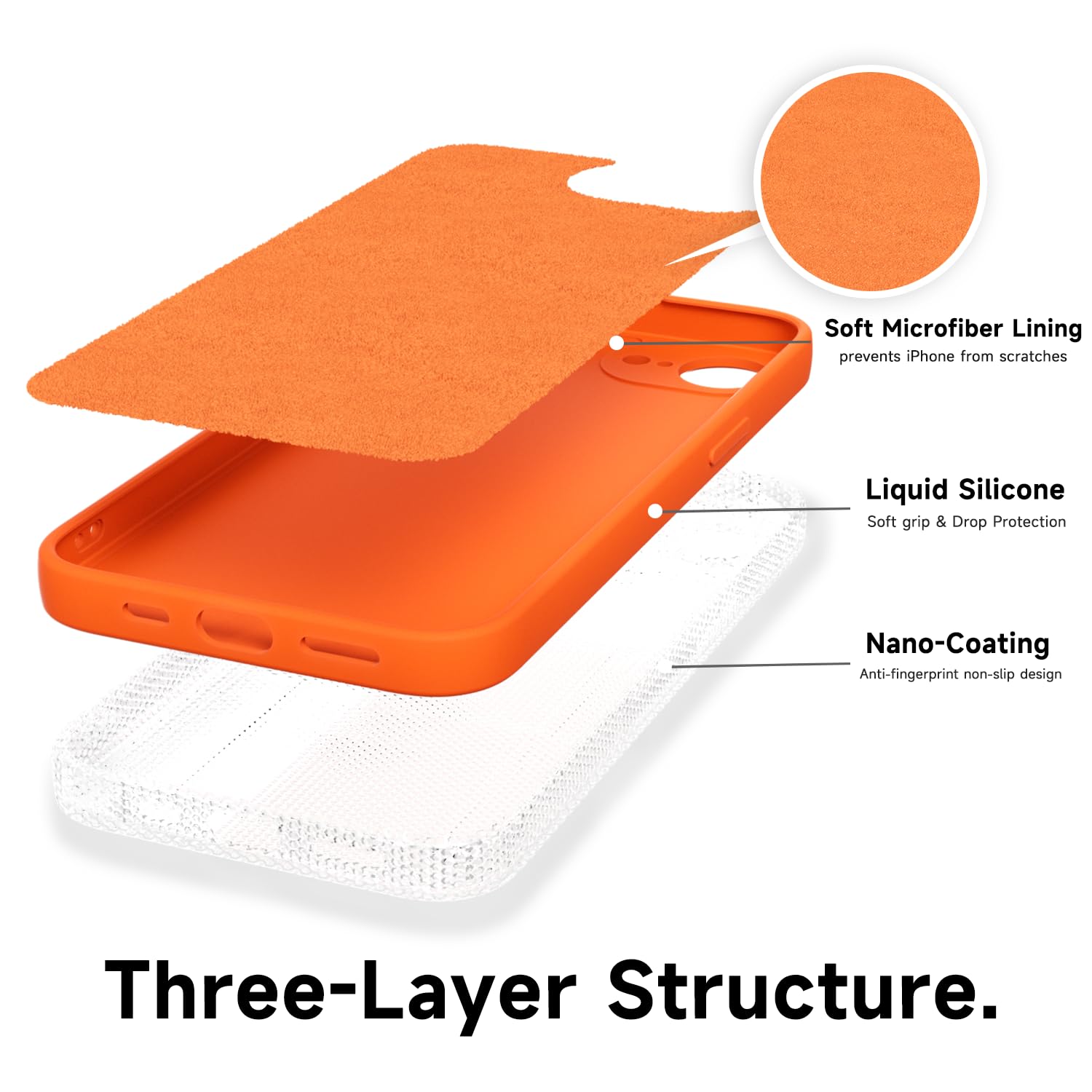 Iphone 17E 16E Phone Case Liquid Silicone, Thin Ultra Slim Minimalist Phone Cover