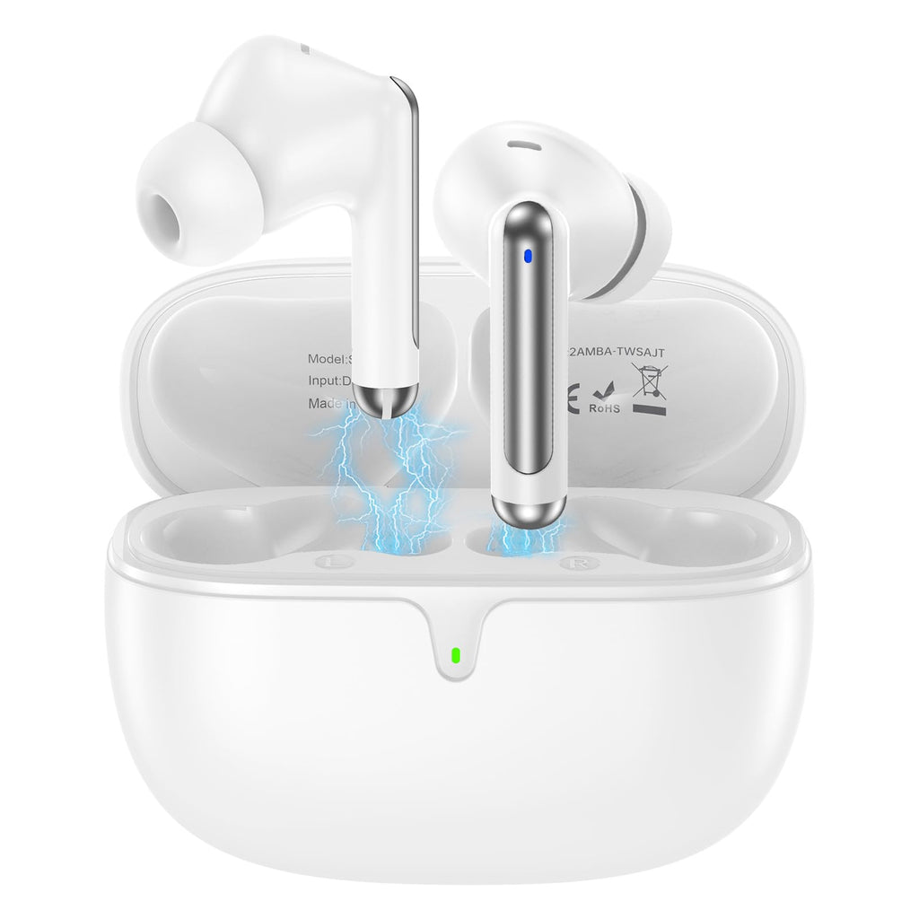 Wireless Ear Buds Bluetooth 5.4 Headphones for iPhone 17e 17 Pro Max 17Pro 17 Ai