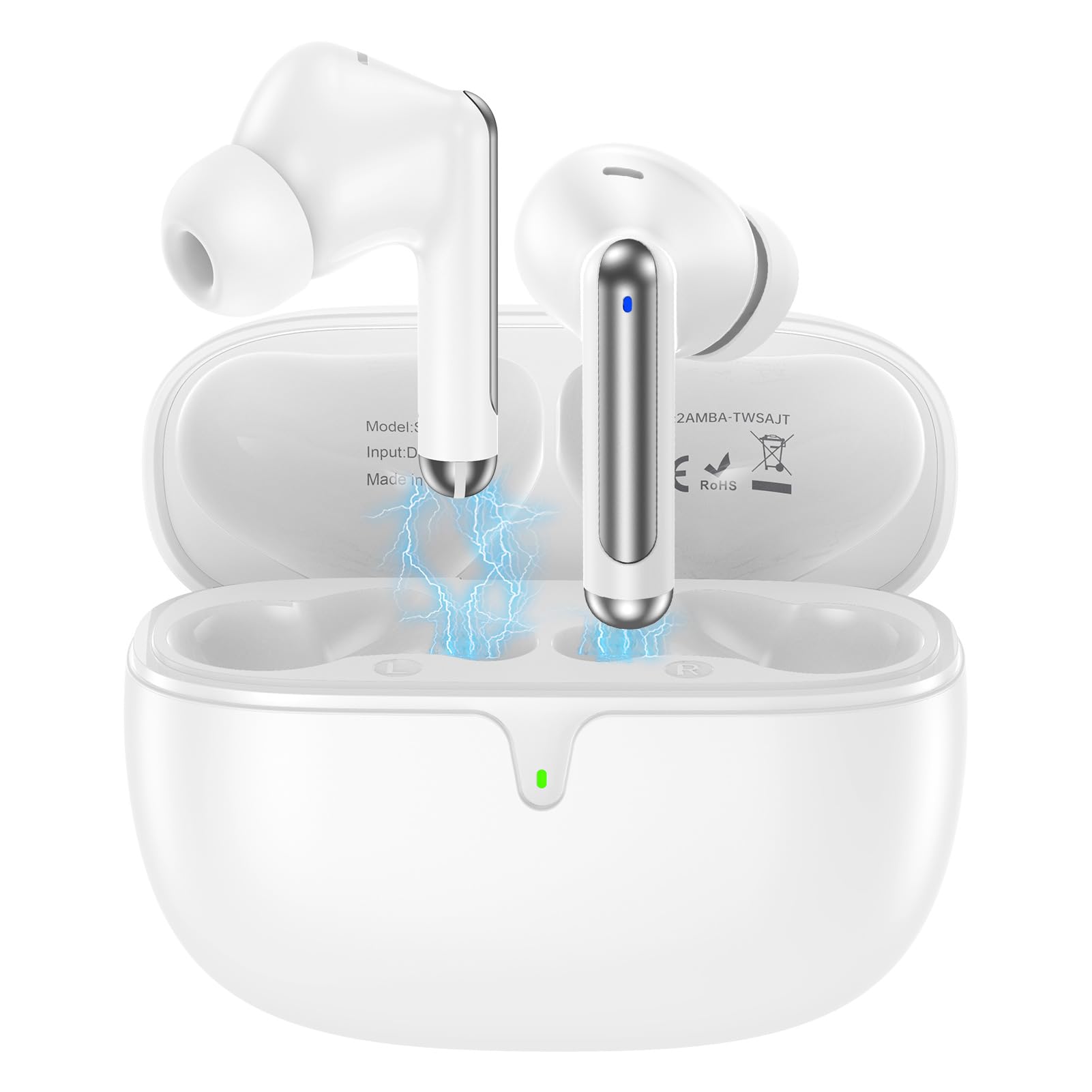 Wireless Ear Buds Bluetooth 5.4 Headphones for iPhone 17e 17 Pro Max 17Pro 17 Ai