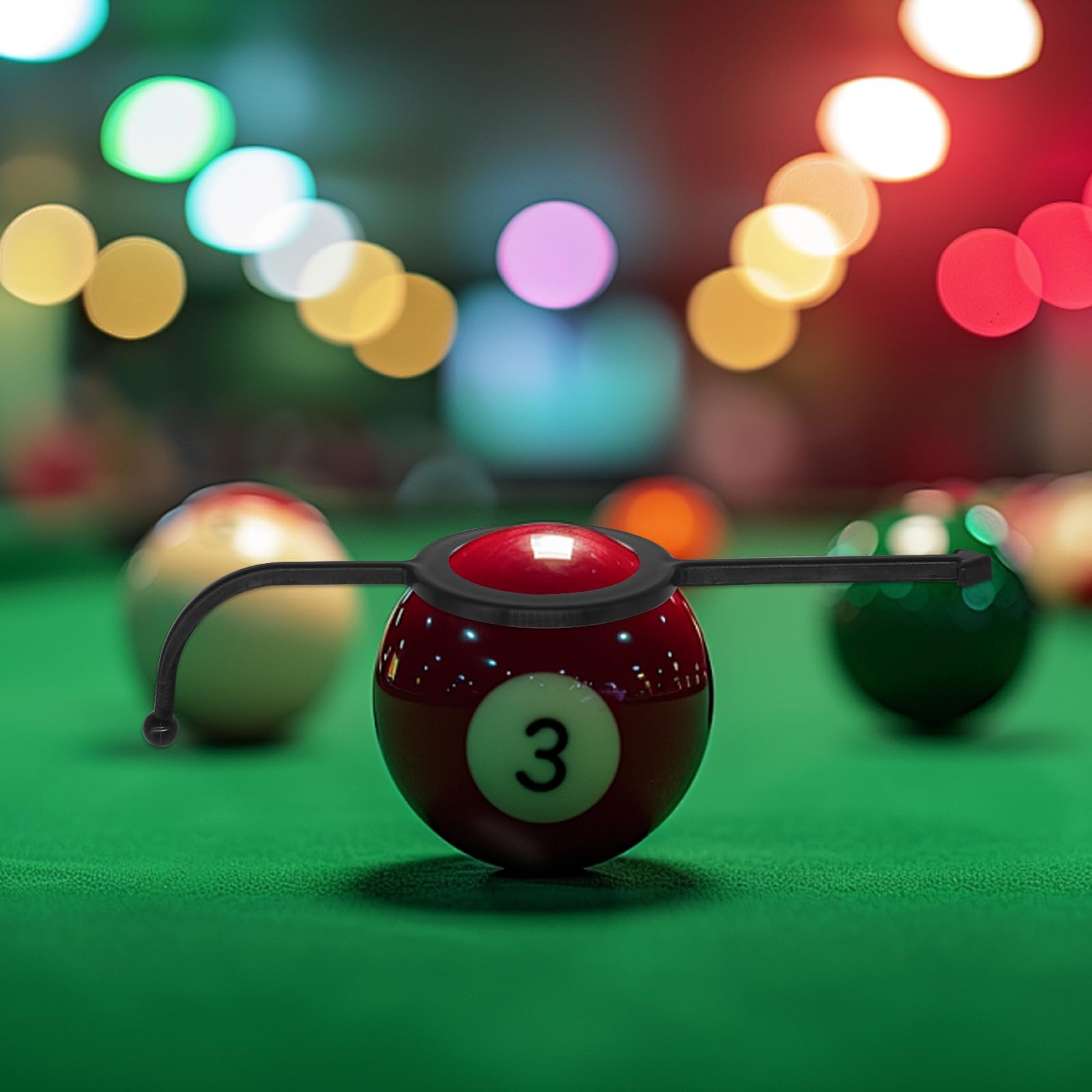 Black Billiard Aiming Training Aid, Pool Billiards Table Accessories Supplies Cu