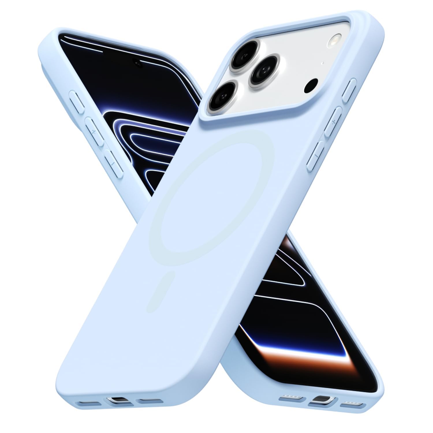 Iphone 17 Pro Case Silicone Mag Safe, Magsafe Ultra Slim Thin Magnetic Phone Cas