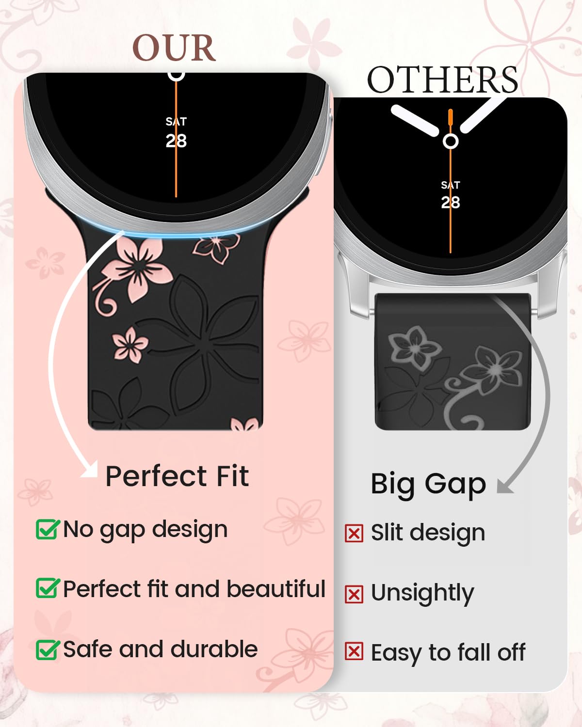 Engraved Band for Samsung Galaxy Watch 8 Band 40mm 44mm/Galaxy Watch 8 Classic 4