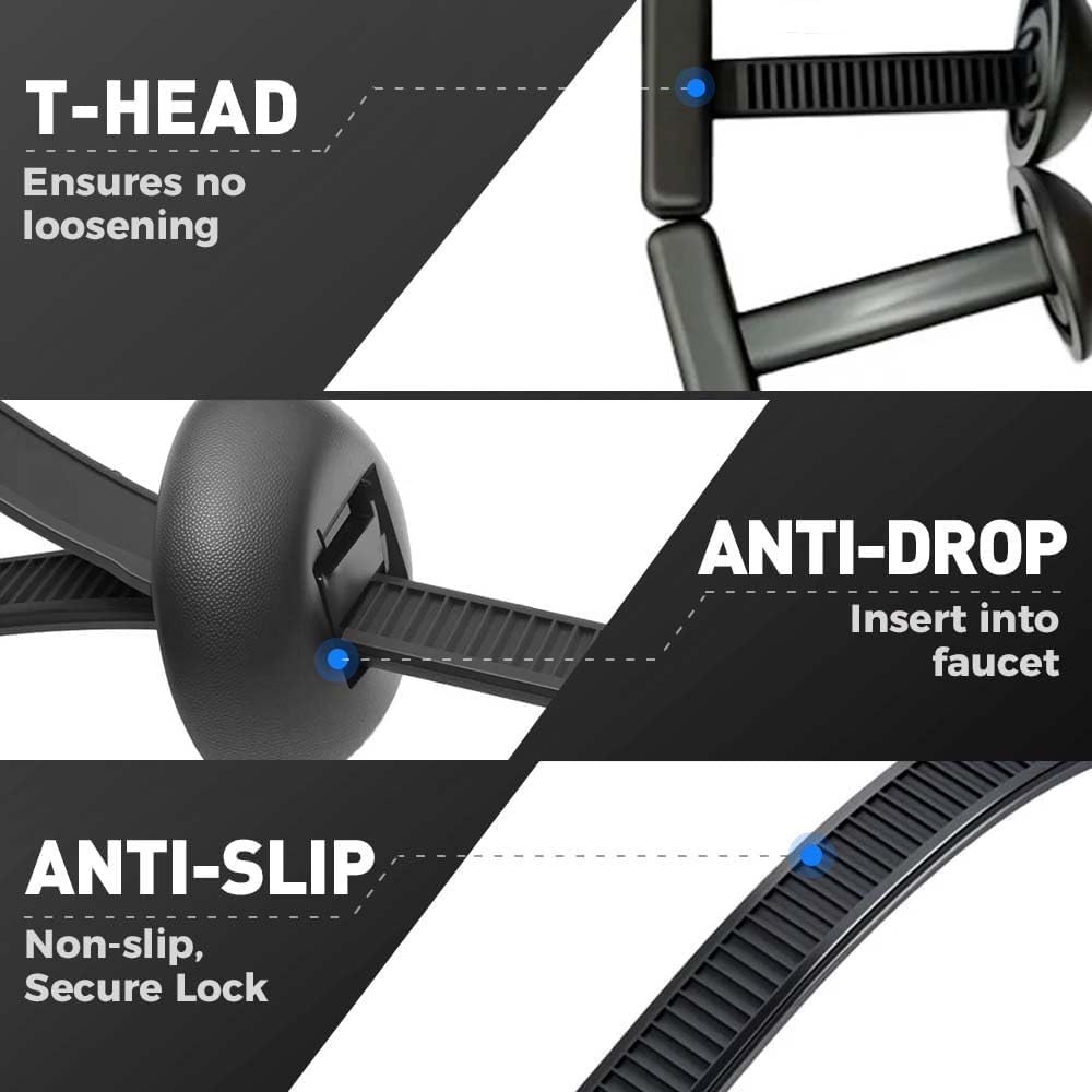 Duty Self-Locking Nylon Zip Ties by [Brand Name] - Universal Cable Tie Buckle, 2
