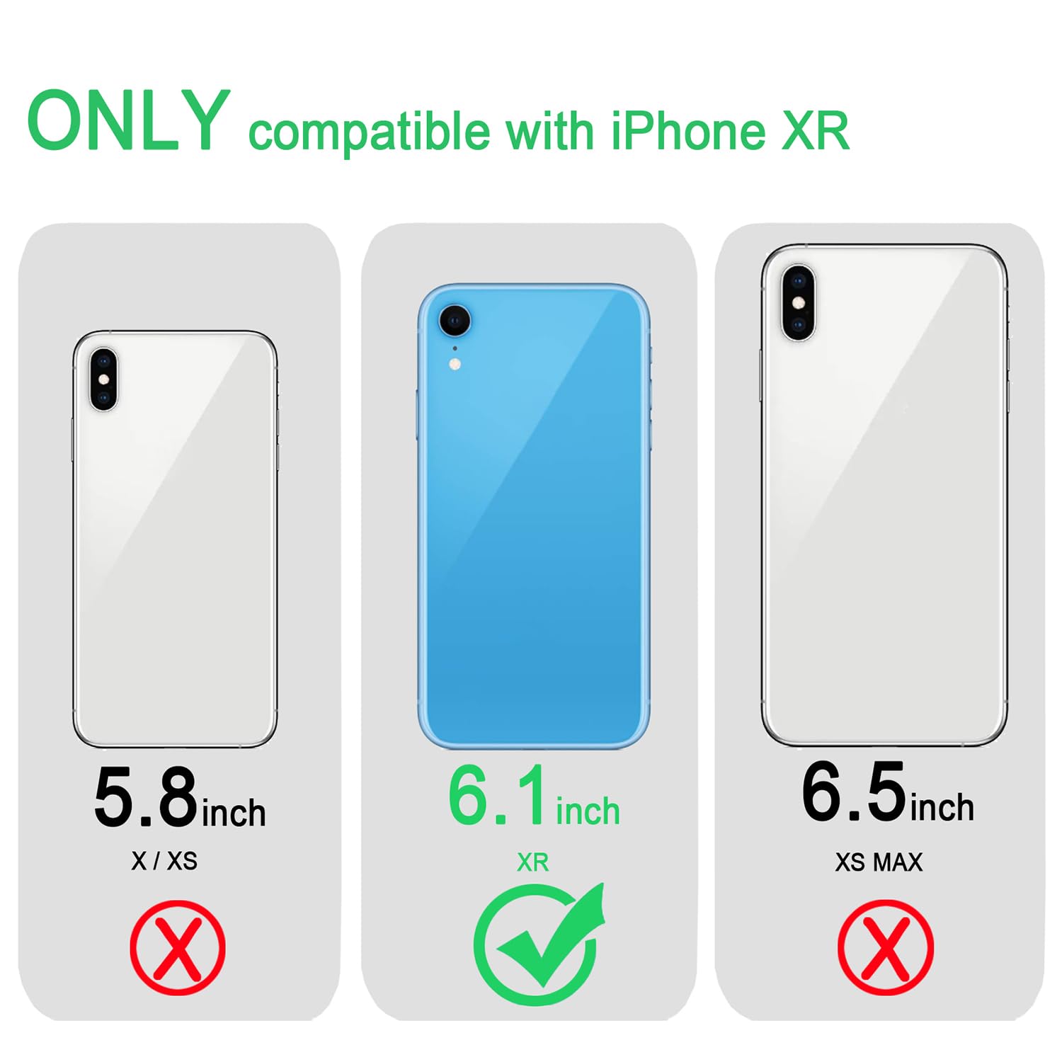 with iPhone XR Case, Bling Sparkle Soft TPU Anti-Scratch Shockproof P