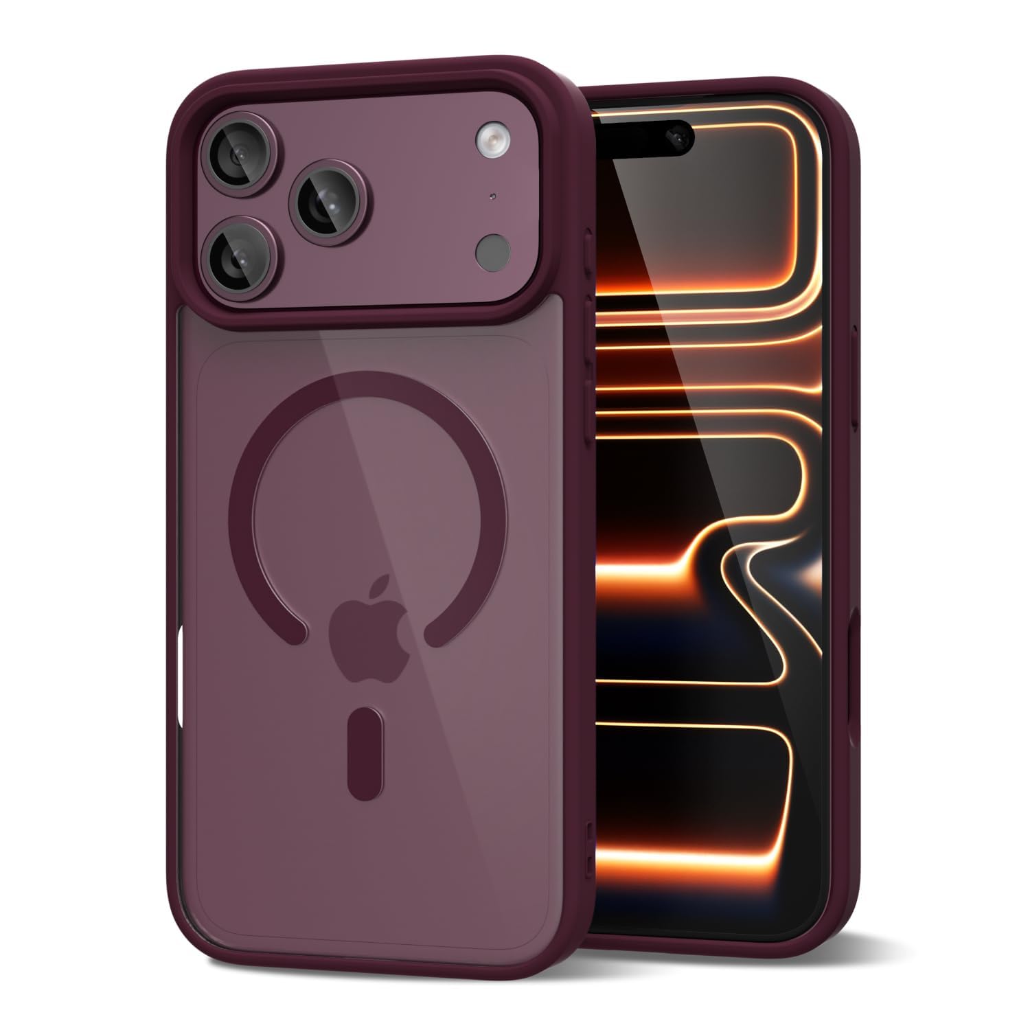 Iphone 17 Pro Case Clear Magnetic Magsafe, Cute Thin Slim Transparent Anti-Yello