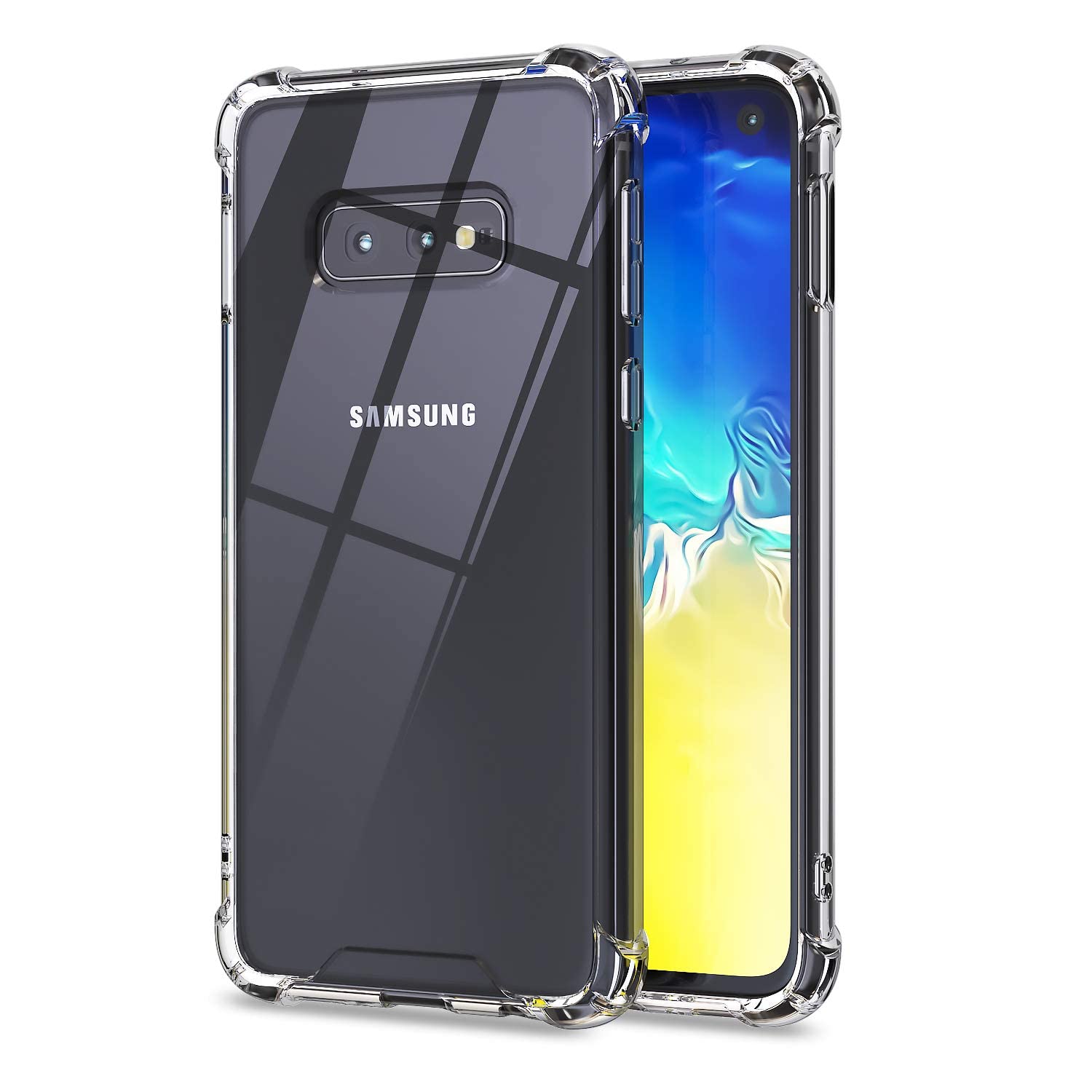 Clear Case for Galaxy S10E - Shockproof Bumper with Air Cushion Protection