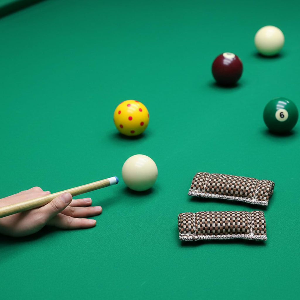 2 Pack Billiards Pool Accessories, Pool Cue Stick Slicker Billiard Cue Cleaning