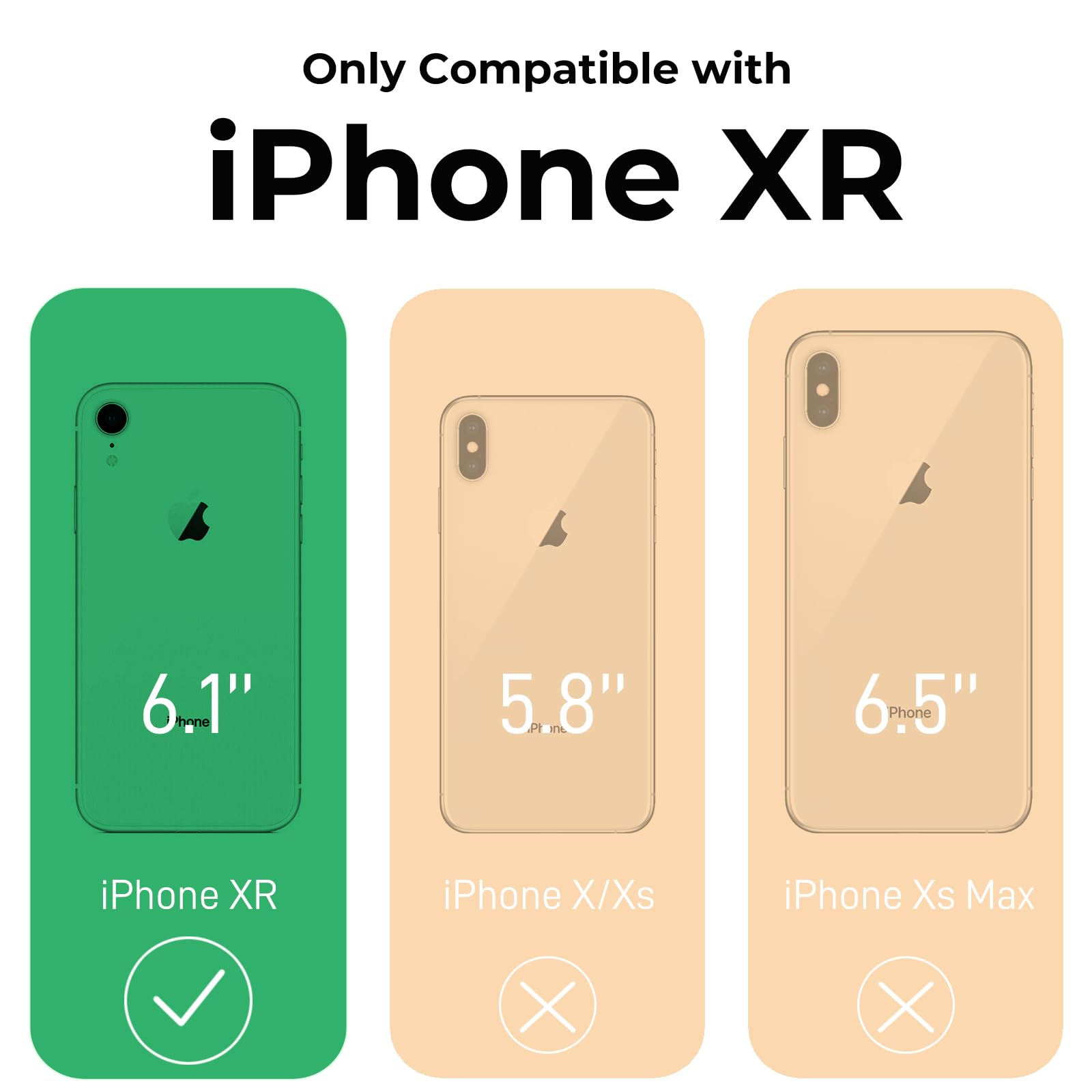 Striped Phone Case Compatible with iPhone XR, Girly Aesthetic Design Soft C