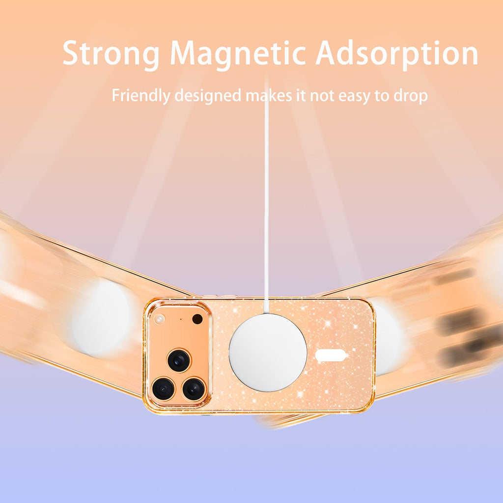 Magnetic Case for iPhone 17 Pro – Slim Clear Shockproof MagSafe Cover