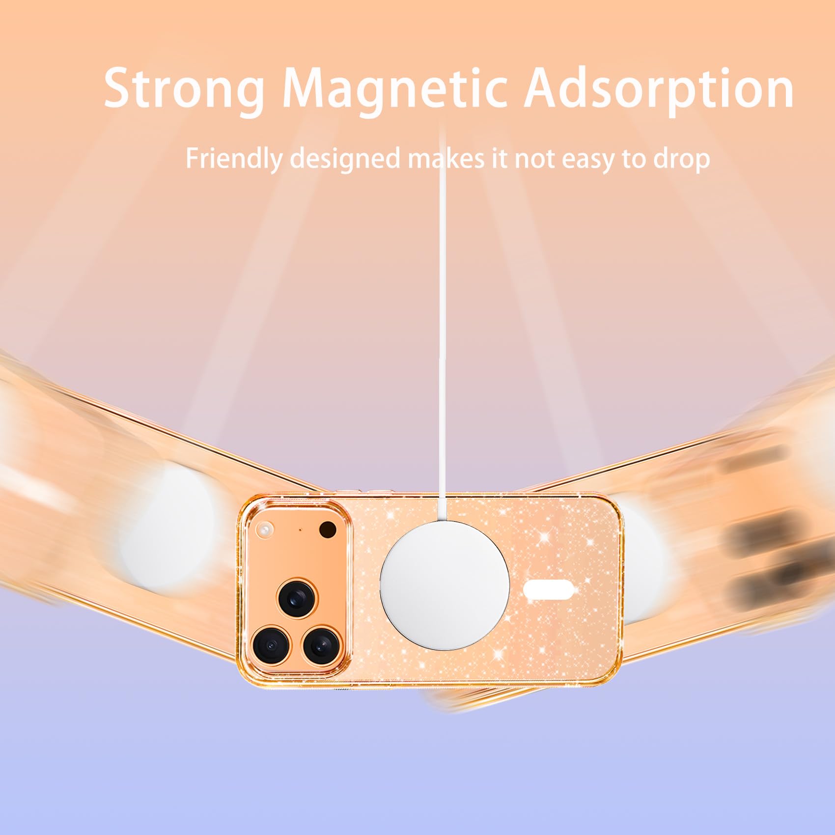 Magnetic Case for iPhone 17 Pro – Slim Clear Shockproof MagSafe Cover