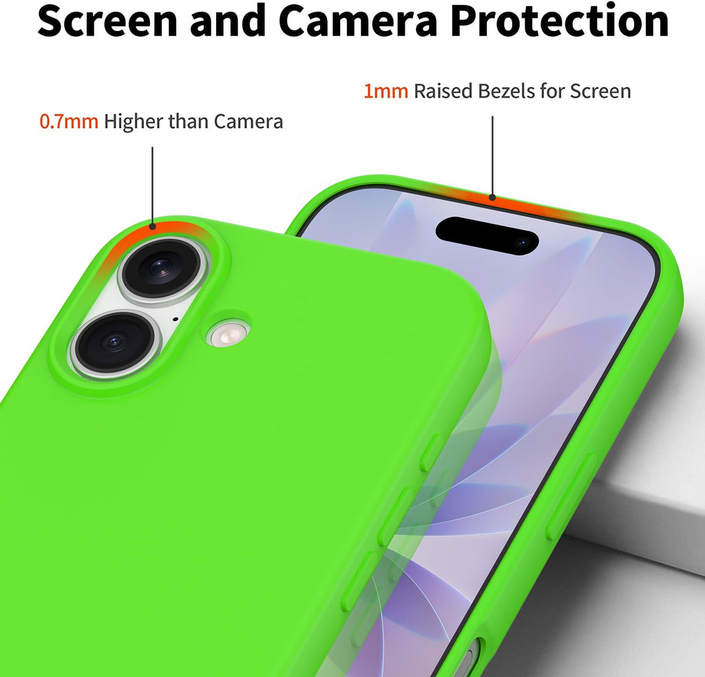 17 Case, Shockproof Liquid Silicone Protective Phone Case With Soft Anti-Scratch
