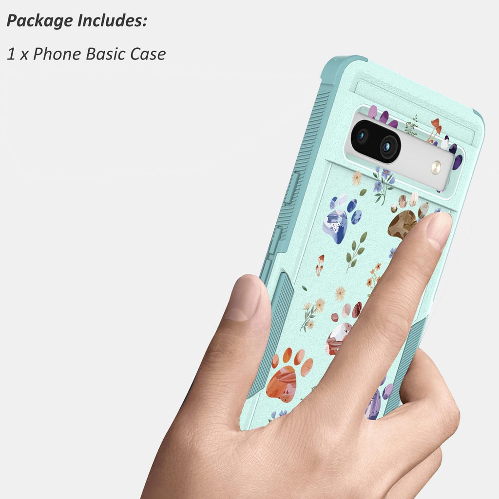 Google Pixel 7a 5G Case: Cute Flowers Floral Design for Girls Women Slim Fit