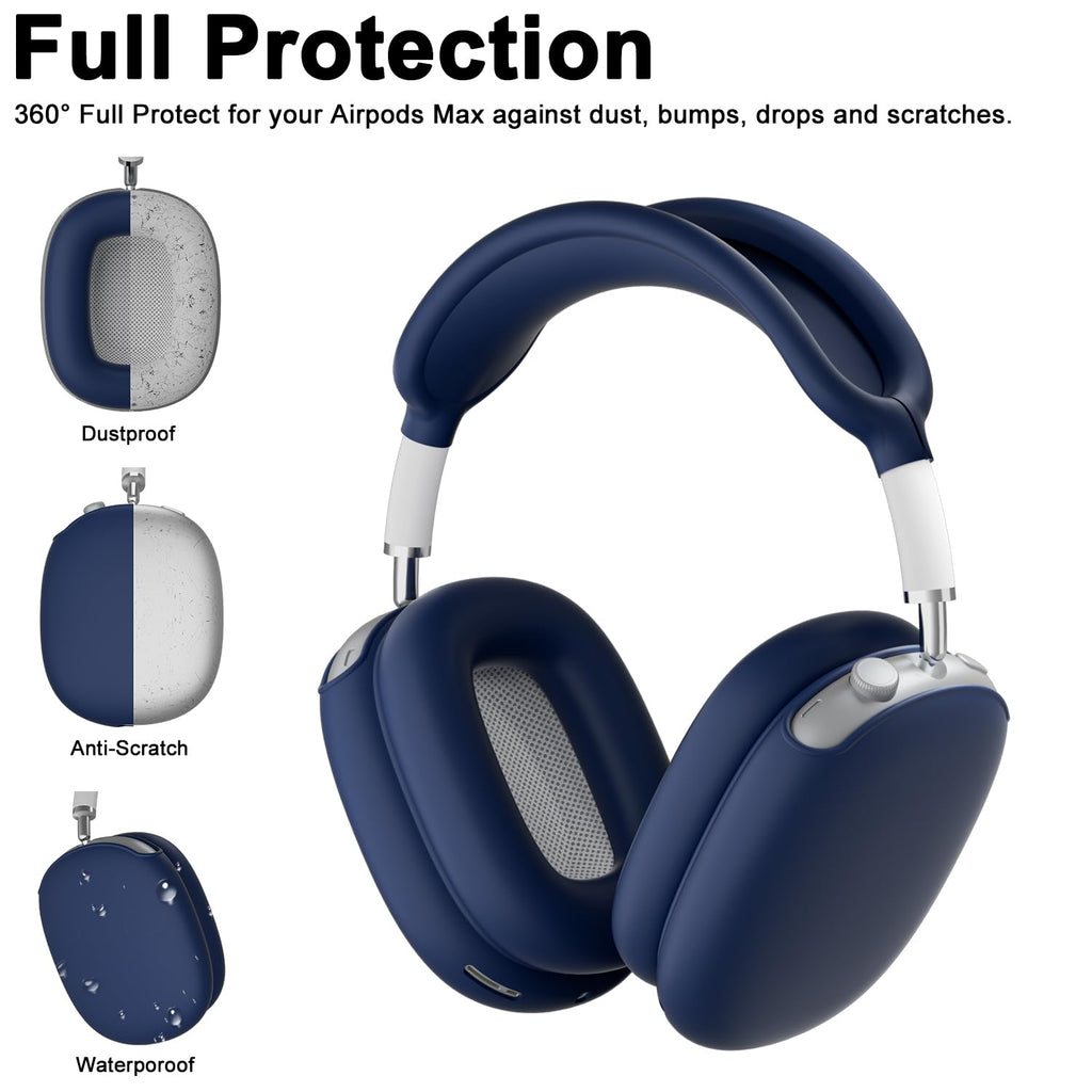 Airpods Max Headphones Case, Protective Silicone Case Cover Skin Accessories Ant