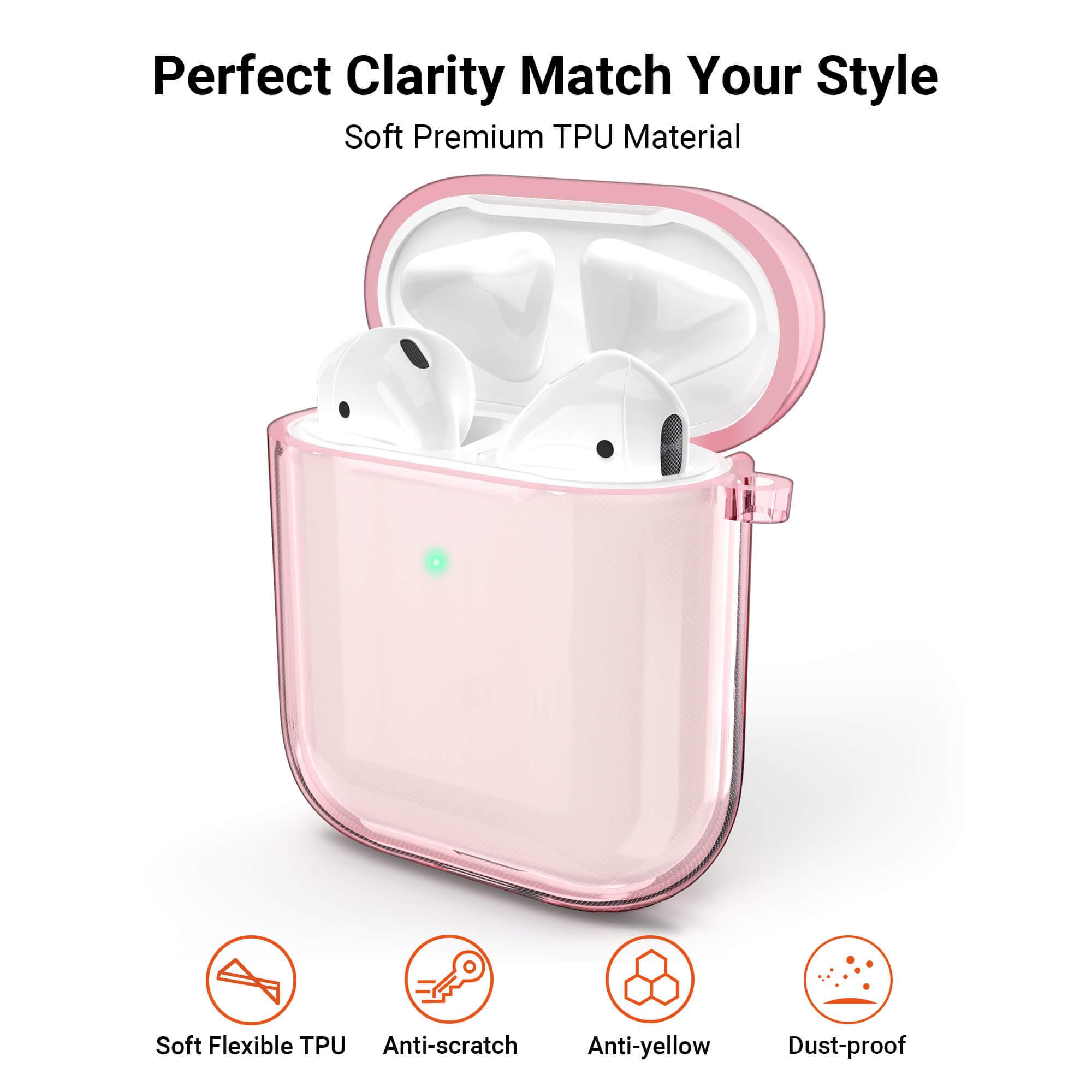 Case Cover, Shockproof Transparent Designed Soft Tpu Protective Cover Accessorie