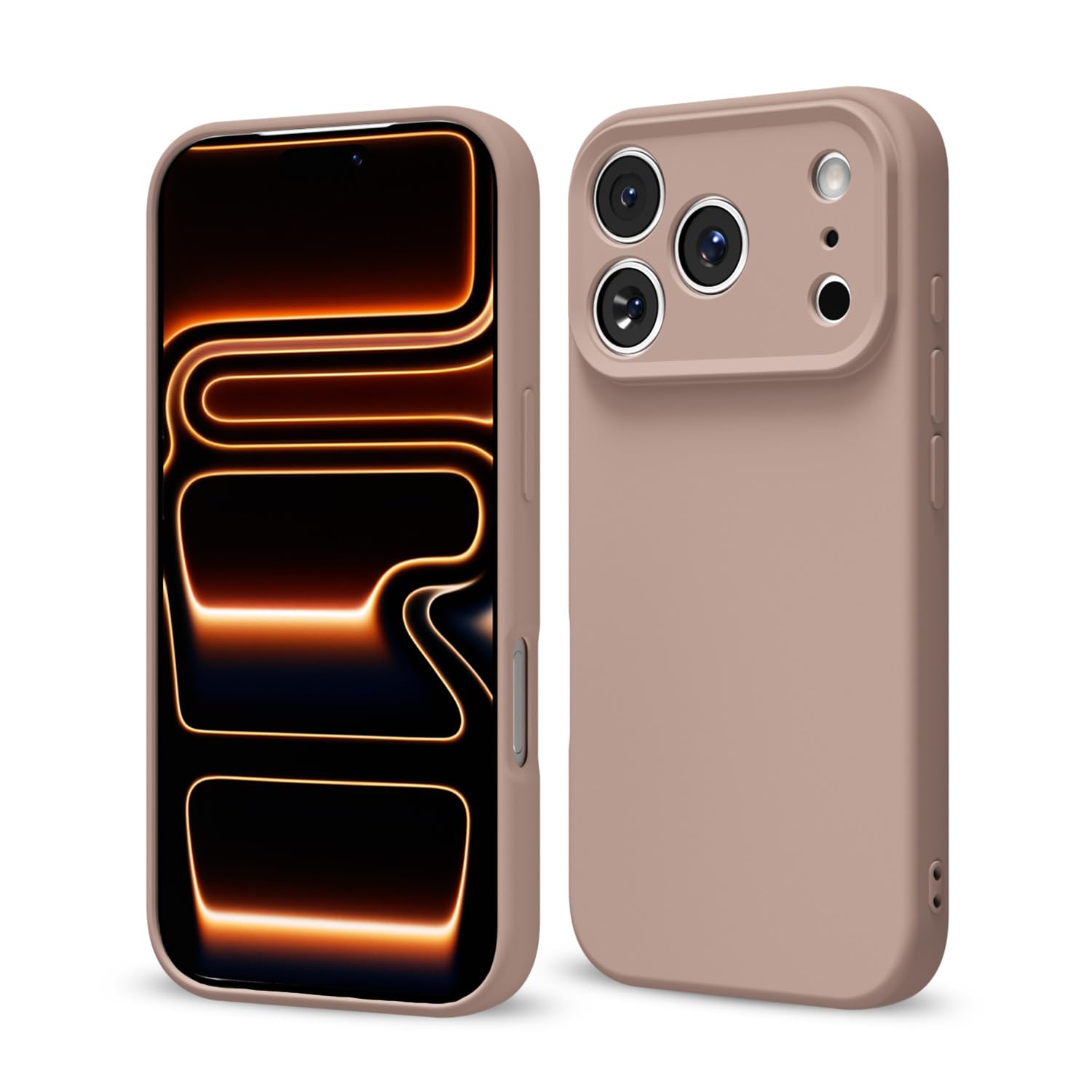 Iphone 17 Pro Phone Case Liquid Silicone, Thin Ultra Slim Minimalist Phone Cover