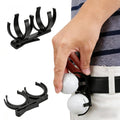 Golf Ball Holder for Bag - Quick Release Golf Ball Retriever & Tee Holder with C